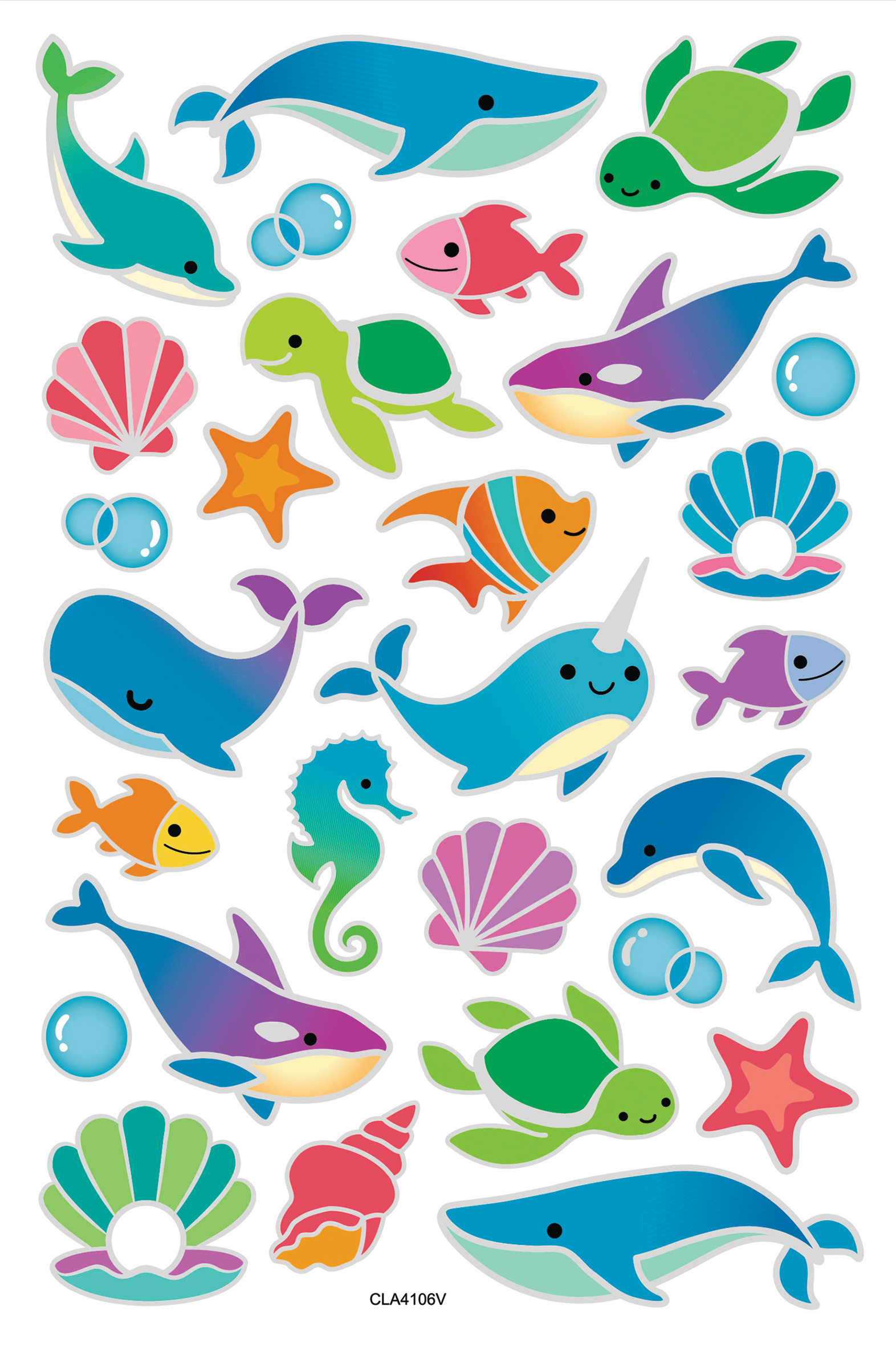 FOLIA Bubble-Sticker 14x21cm 19502 Underwater