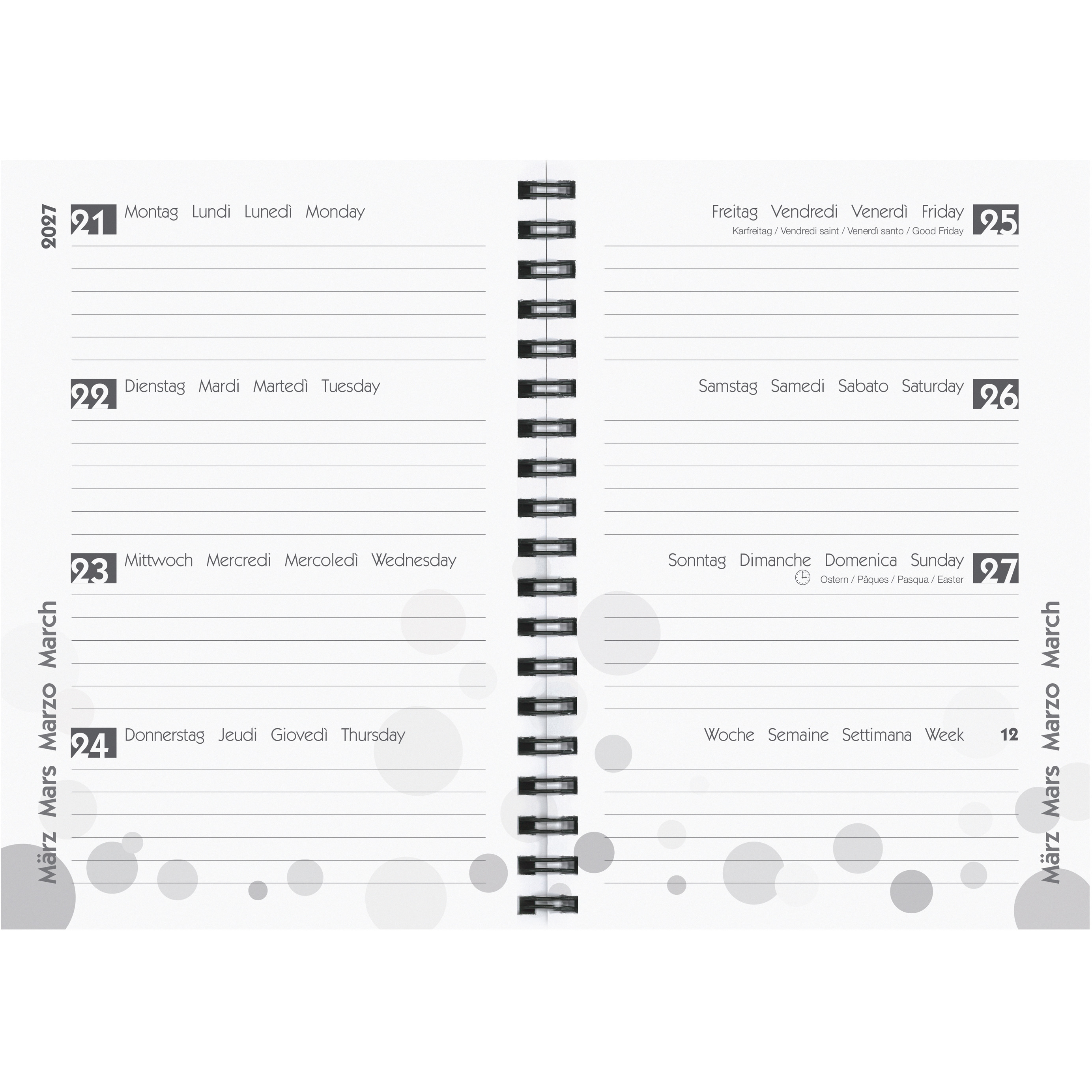 BIELLA Schüleragenda Miami 26/27 806517870027U 1W/2S 12x16.5cm