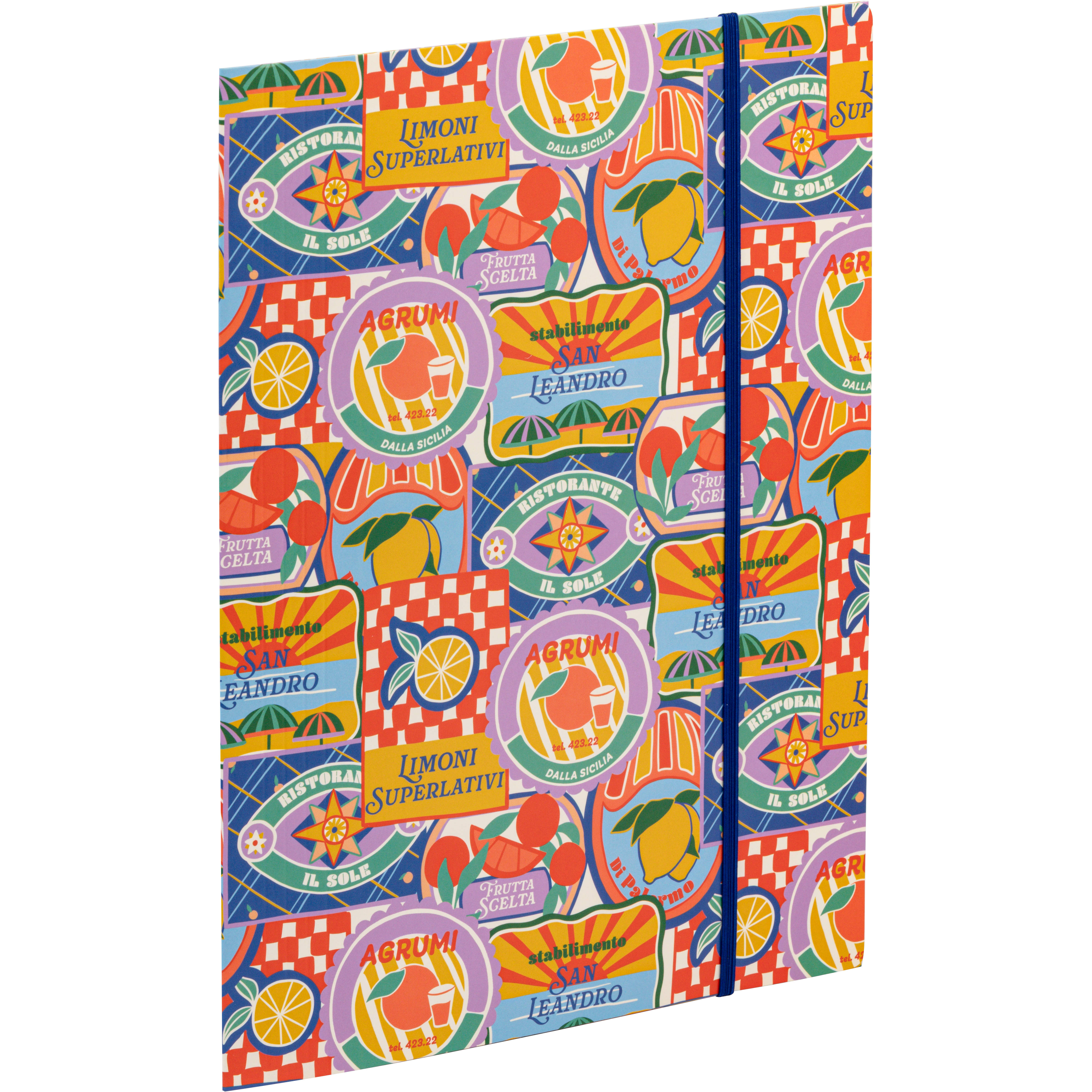 CLAIREFONTAINE Sammelmappe 24x32cm 116275C Dolce Amore mit Gummizug