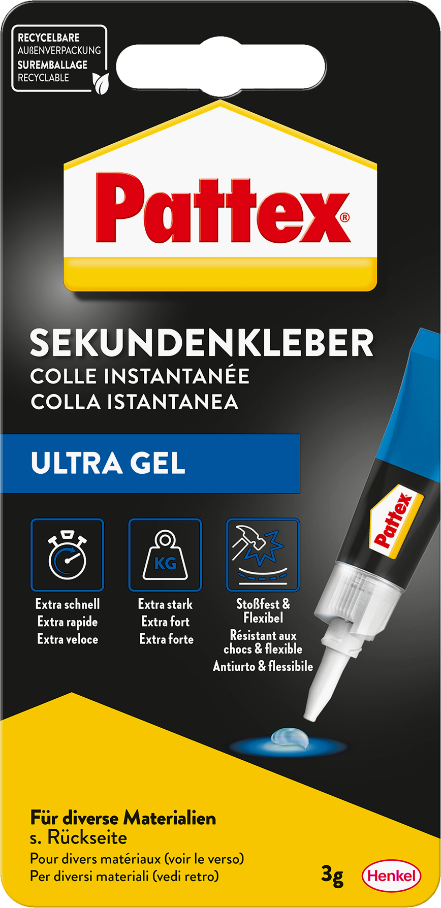 PATTEX Ultra Gel PSG2C 3g