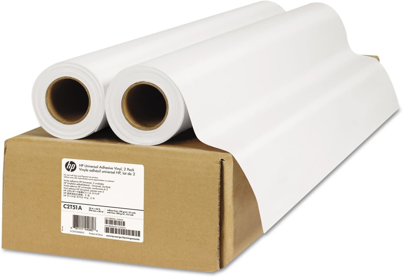 C2T52A HP UNIVERSAL VINYLFOLIE (2) 42 1067mmx20,1m matt selbstklebend