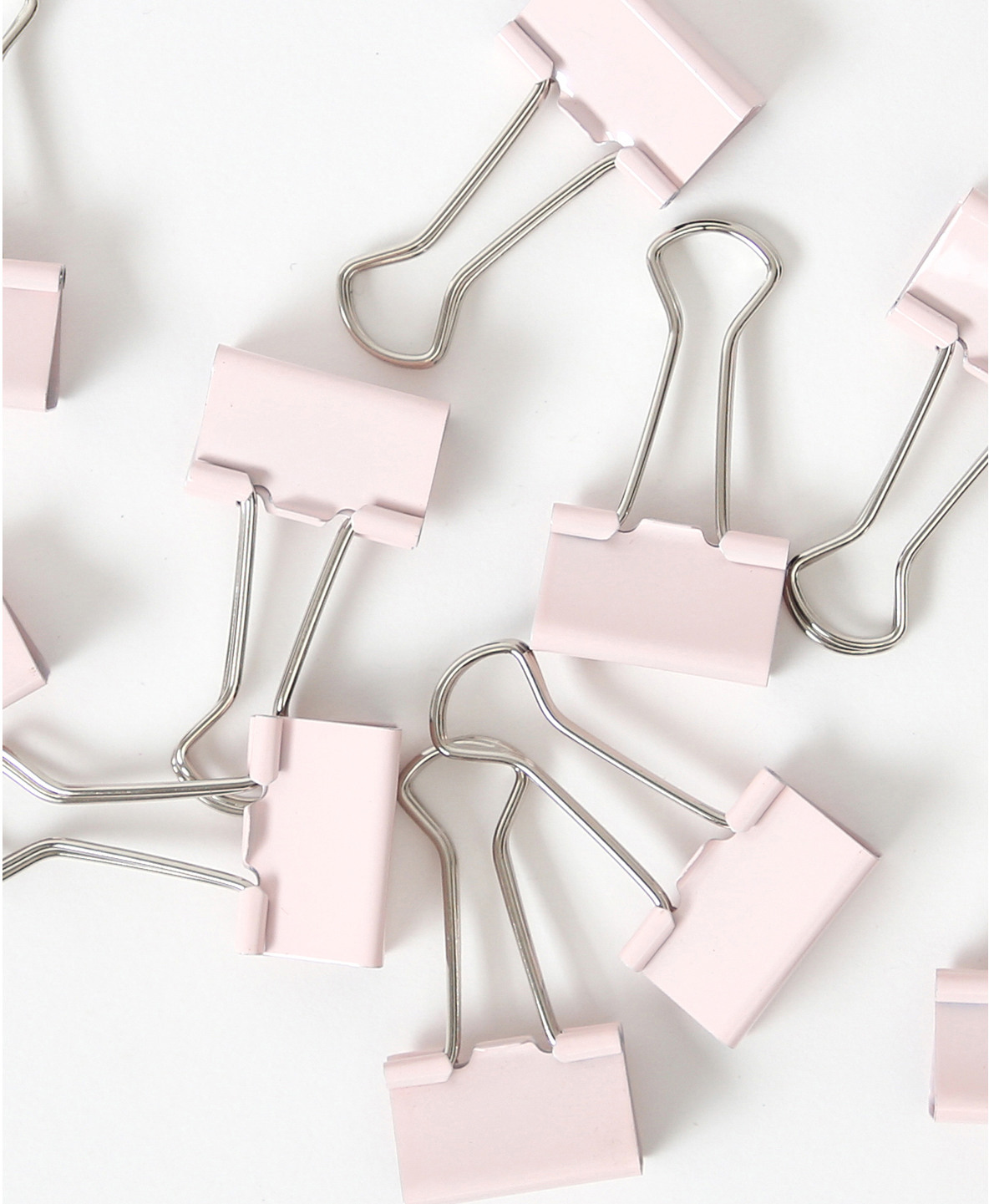 I AM CREATIVE Binder Clips Lets Organize 4035.12 rosa, 25mm, 10 Stk.