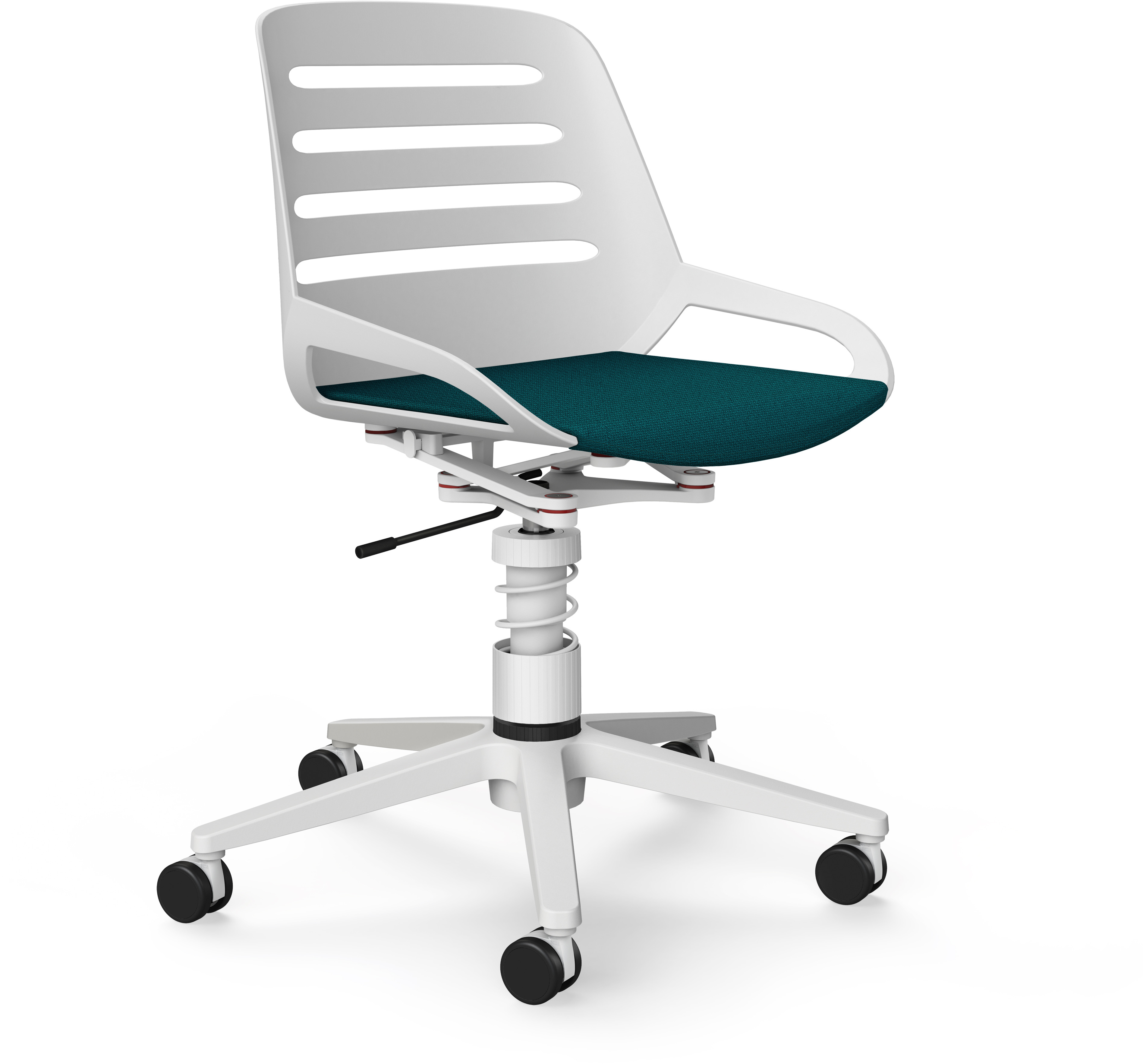 AERIS Bürodrehstuhl Numo Task 962WRSTWHCU2 petrol/weiss