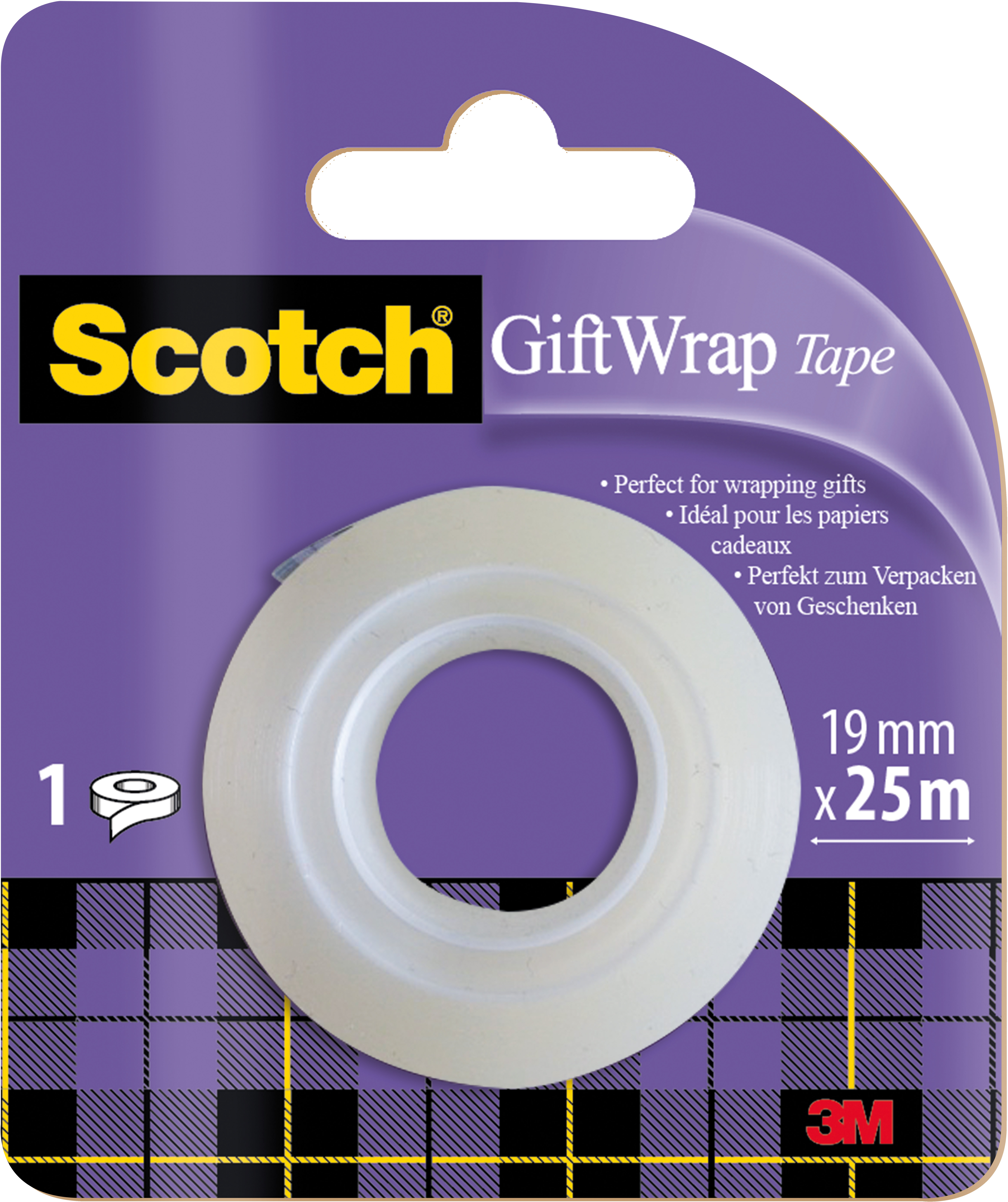 SCOTCH Gift Wrap Tape 19mmx25m GIFTWRAPR Refill