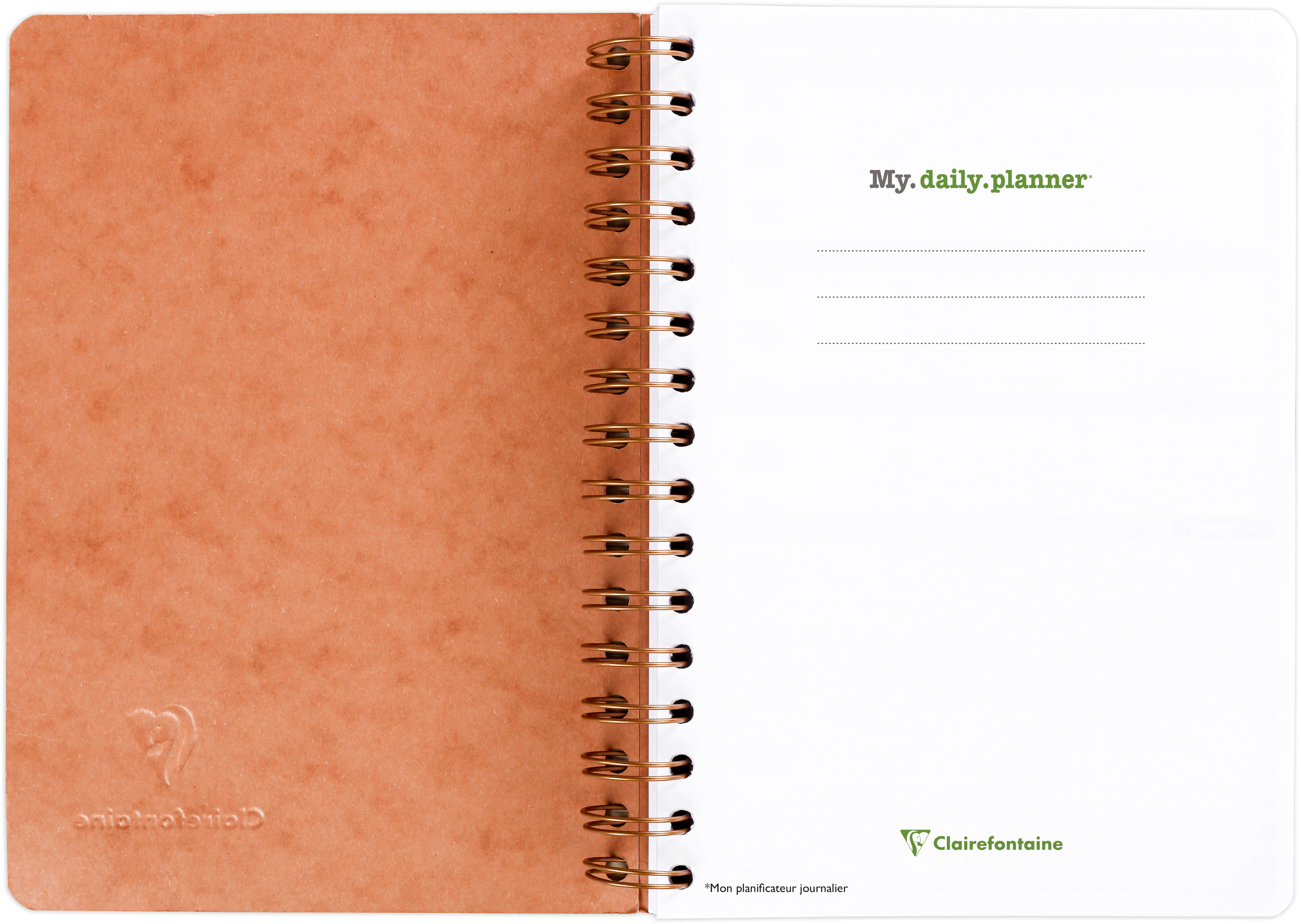 BIELLA Agenda AgeBag undatiert 78239C my Daily 125 Blatt tabak A5