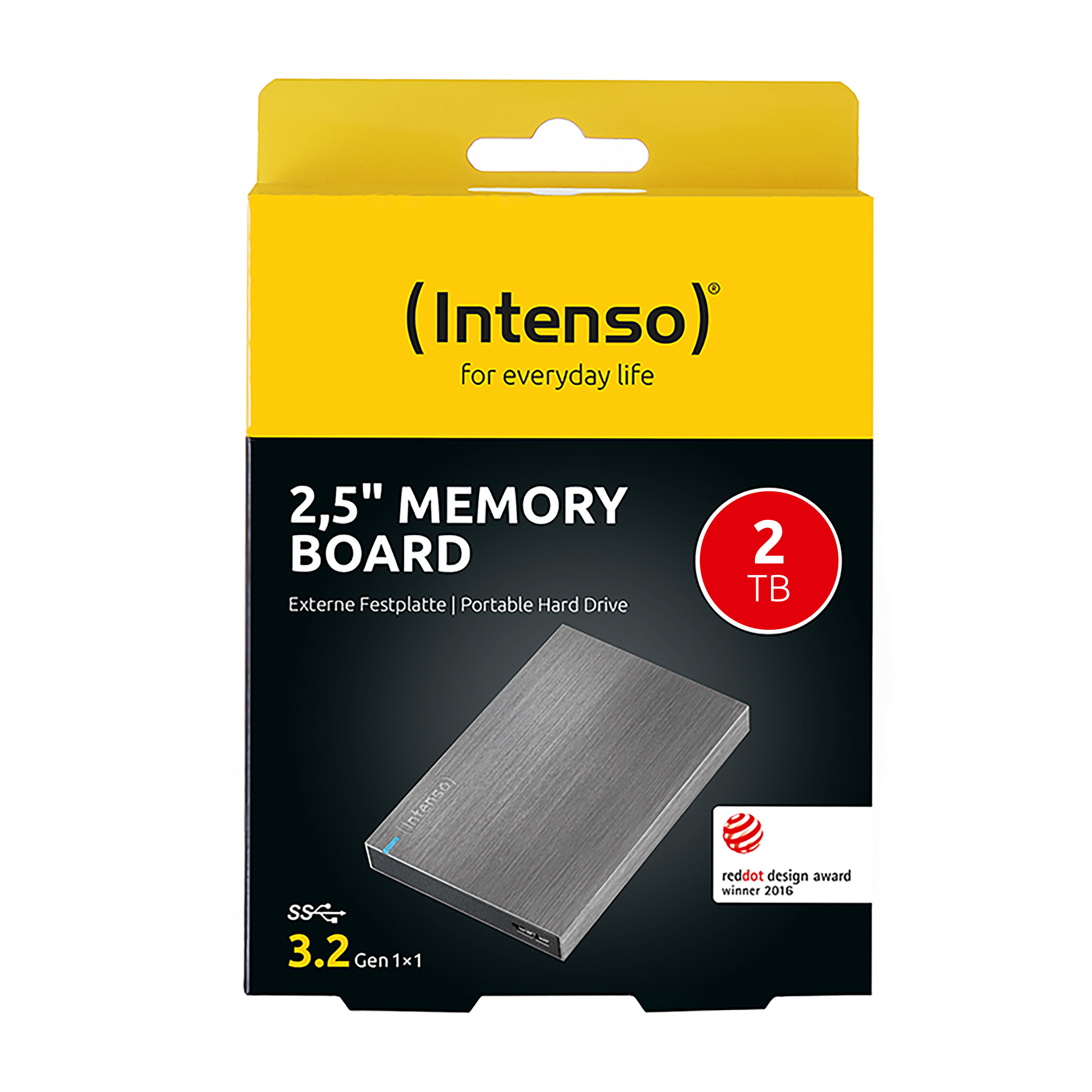 INTENSO HDD Memory Play 2TB 6028680 USB 3.2 2.5 inch antracite