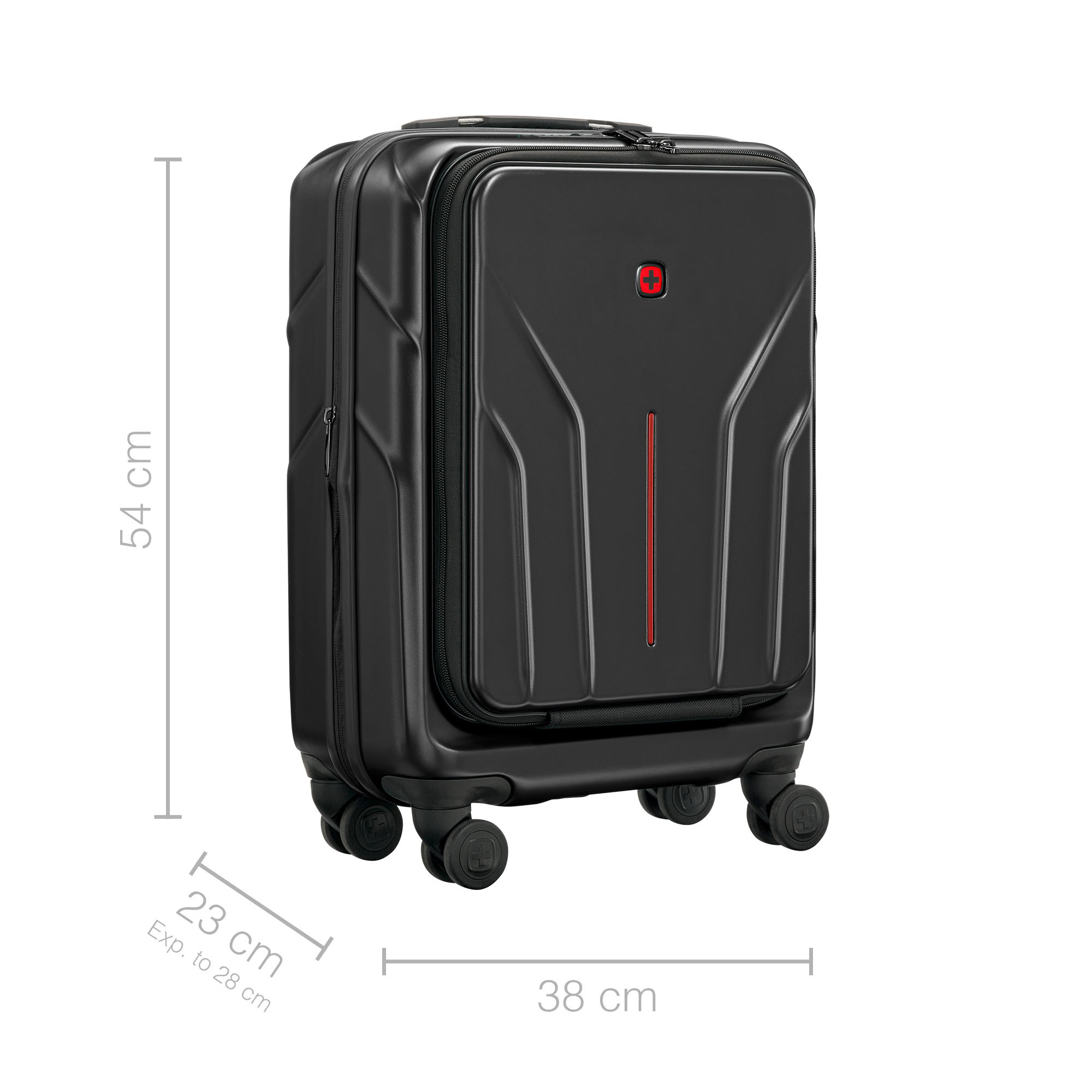WENGER Hardside Carry-On 653323 Amplix Black
