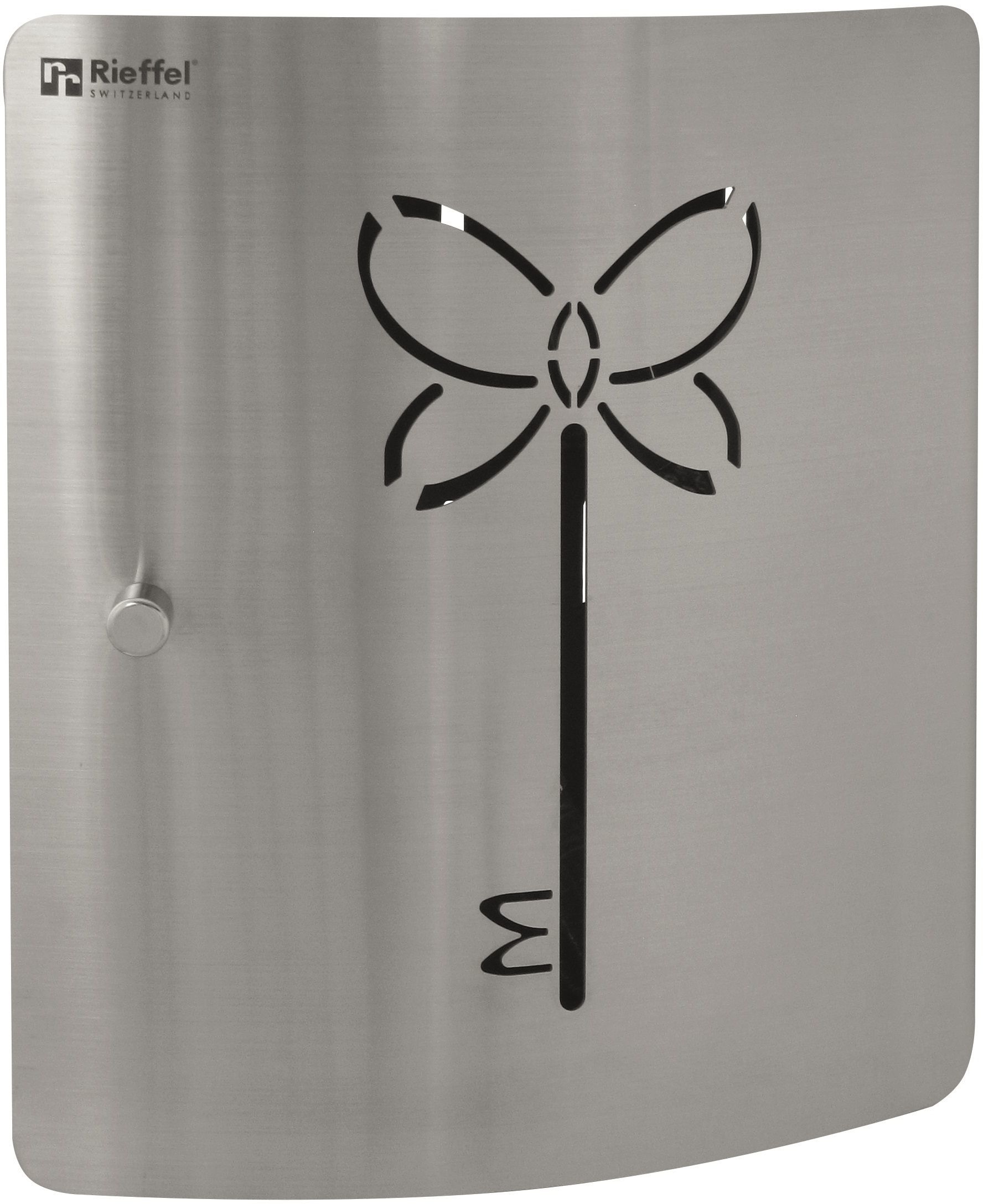 RIEFFEL SWITZERLAND Schlüsselkasten DSB-BUTTERFLY silber 10 Schlüssel