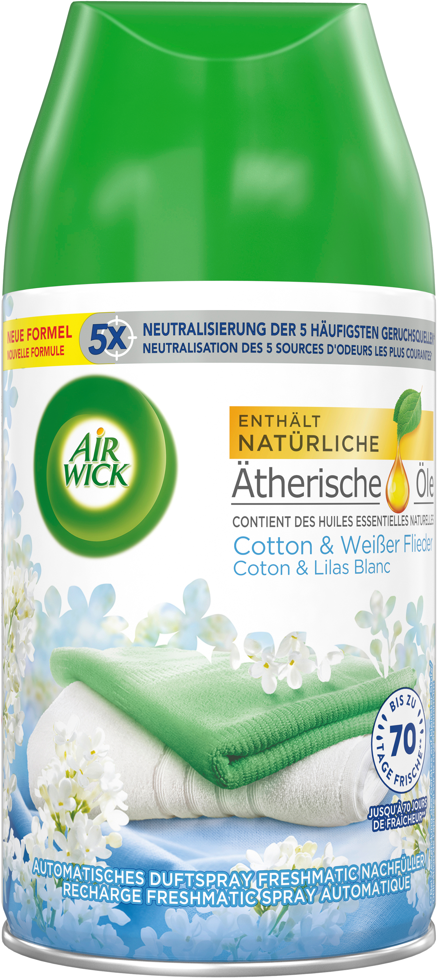 AIR WICK Freshmatic Refill 3296014 Cotton & weisse Flieder 250ml