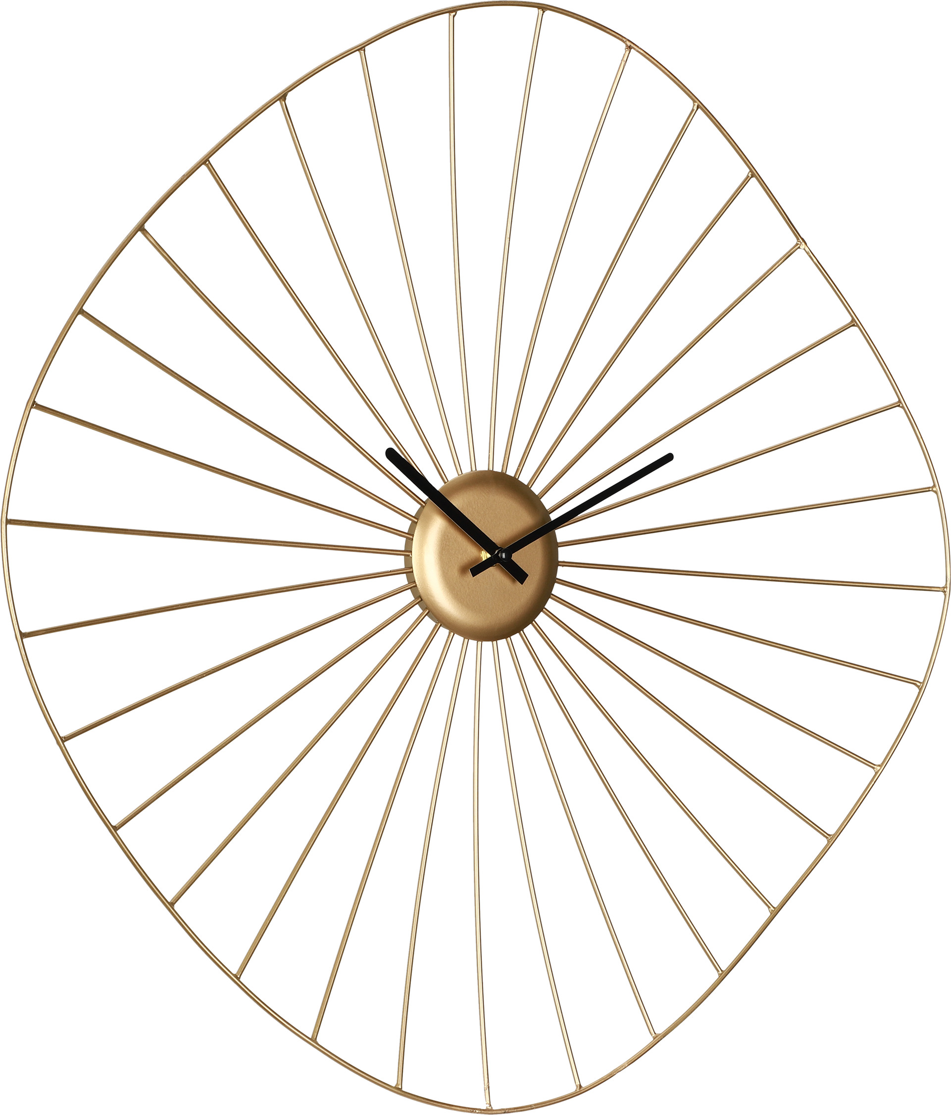 EGLO Wanduhr Matsumoto 60x60cm 425517 gold/schwarz