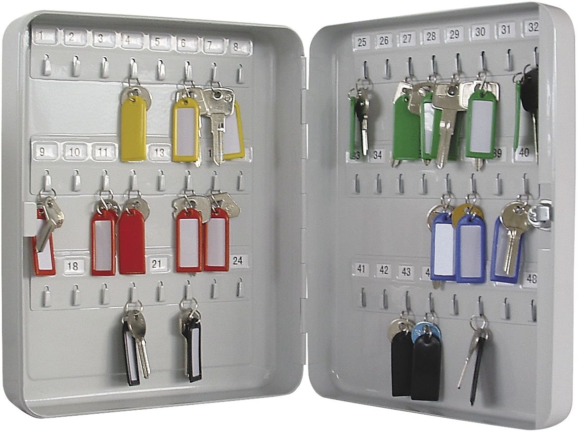 RIEFFEL SWITZERLAND Schluesselkasten VT-SK 48 Lichtgrau 48 Schlüssel