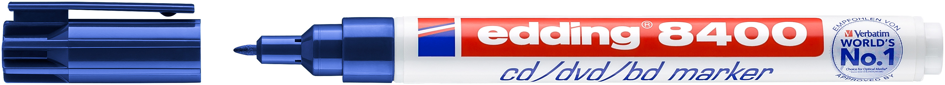 EDDING CD-Marker 8400 0,5-1mm 8400-3 blau