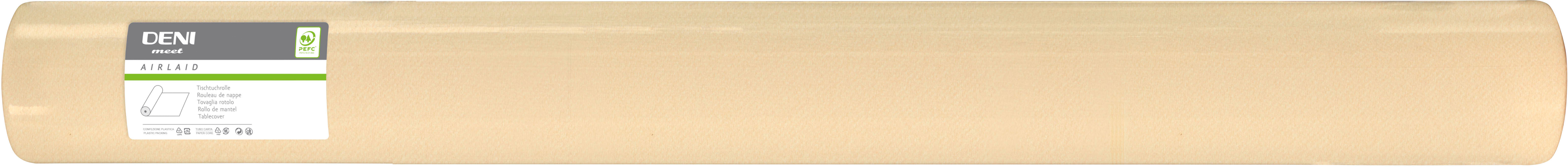 DENI Tischtuchrolle Airlaid 16095 120cmx50m champagner