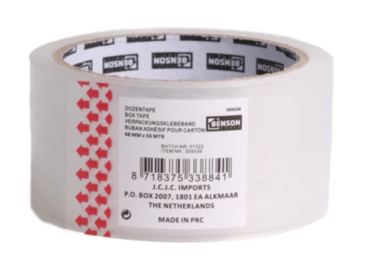 Kartonklebeband Benson transparent 50m x 48mm