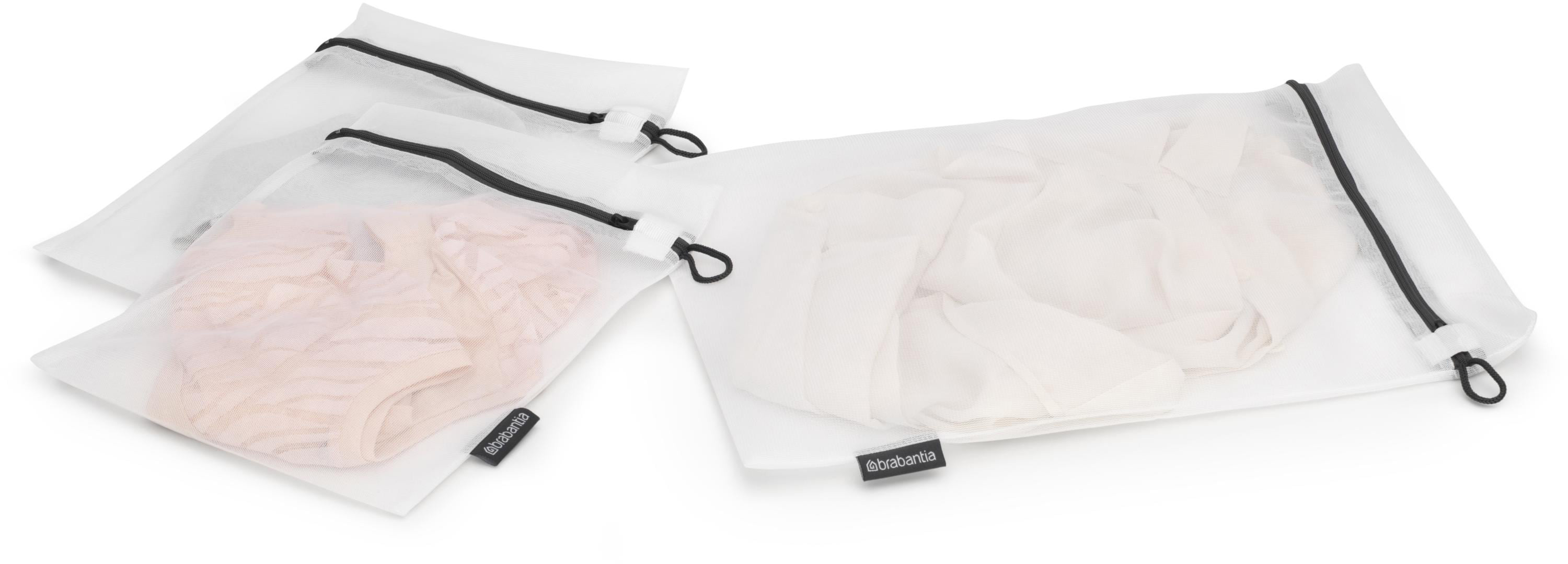 BRABANTIA Wäscheschutzbeutel 149221 weiss, 3-teilig