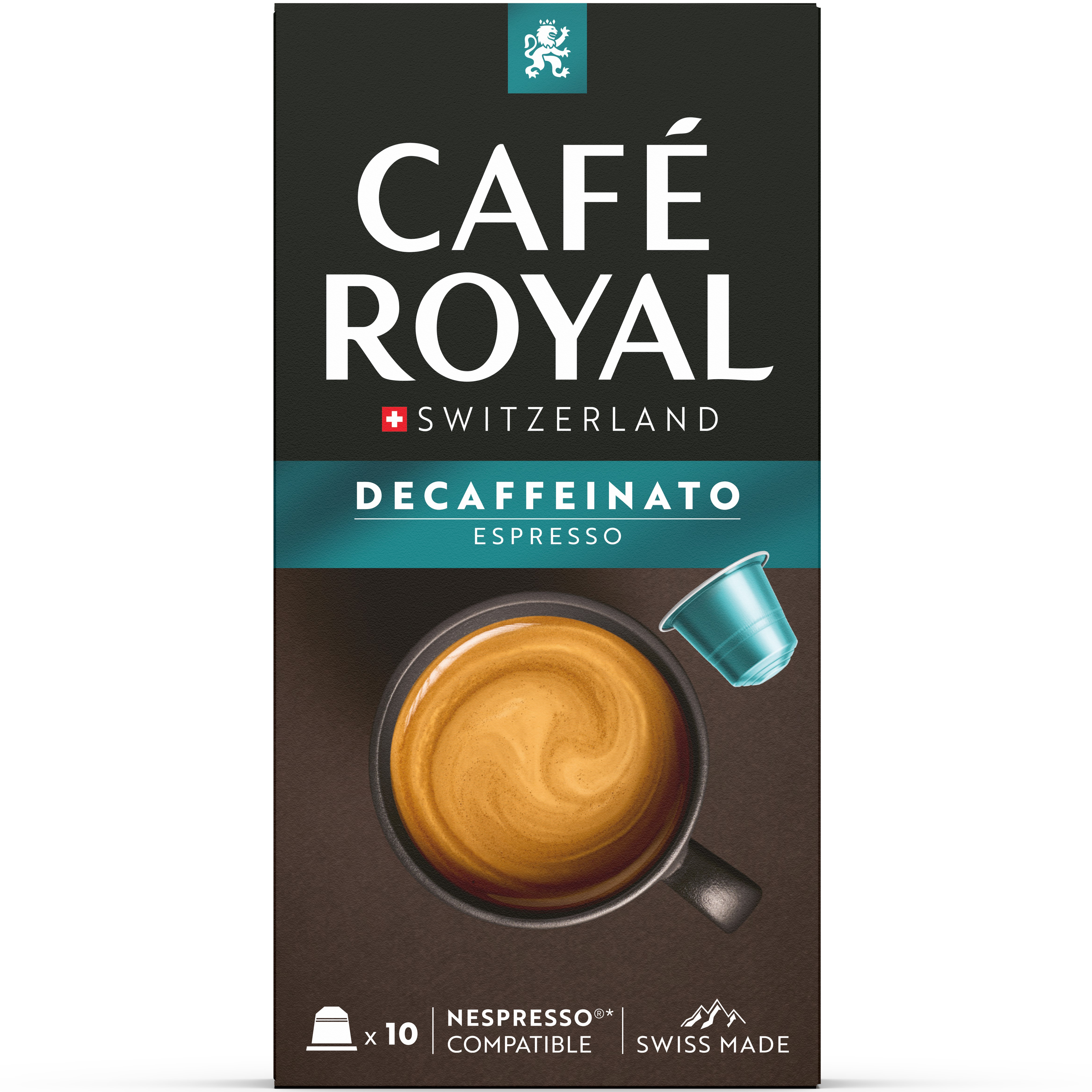 CAFE ROYAL Kaffeekapseln Alu 2001772 Decaffeinato Espresso 10 Stück
