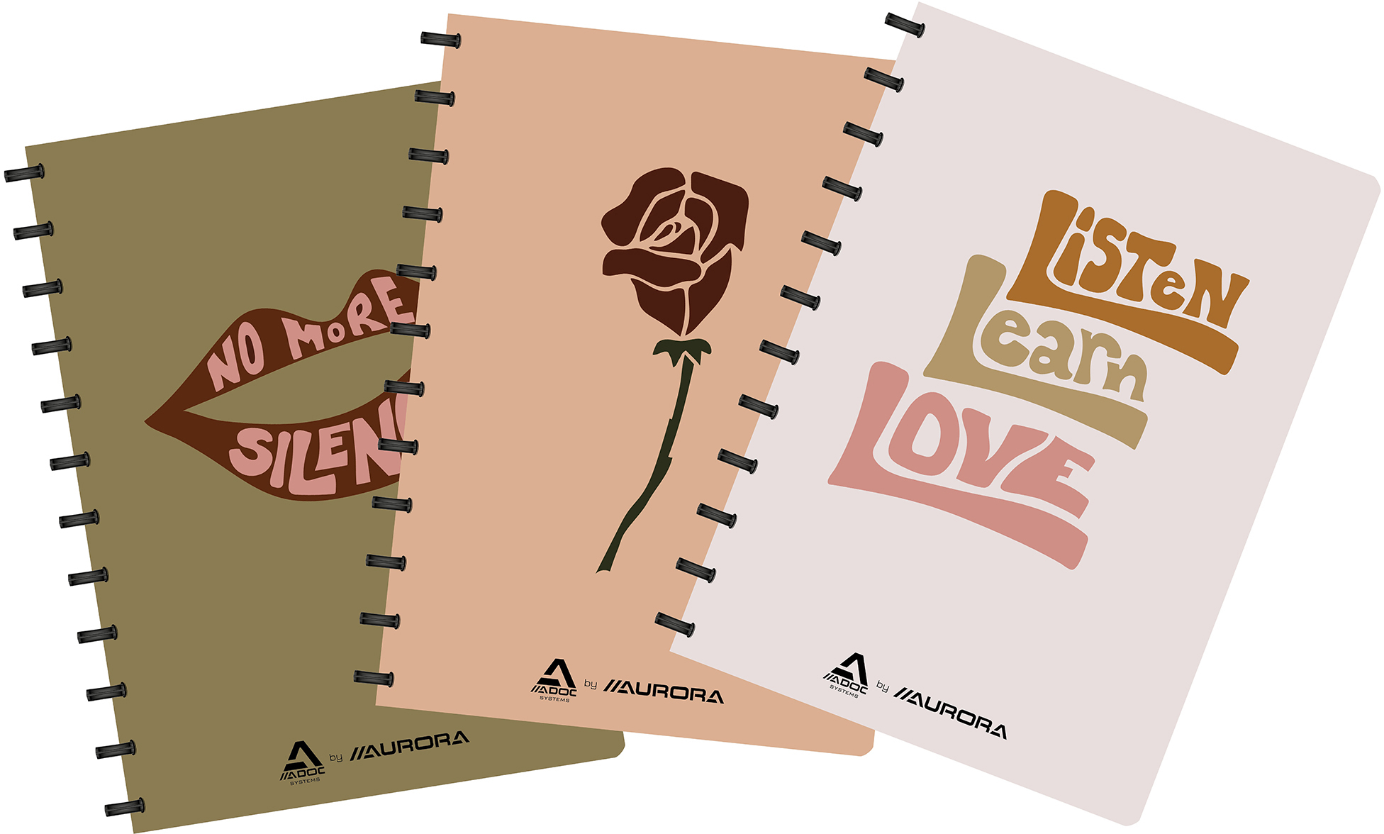 ADOC Ringbuch A4 6055.25 assortiert, kariert 144 Seiten