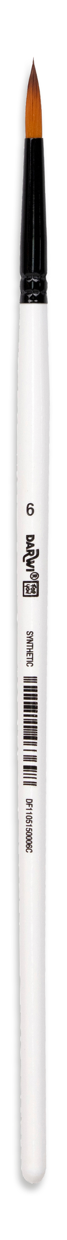 DARWI Rundpinsel 3.9mm DF1105150006C Grösse 6, Synthetik