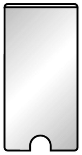 3L Sichtfenster 75x150mm 510350 PP selbstklebend 3 Stück