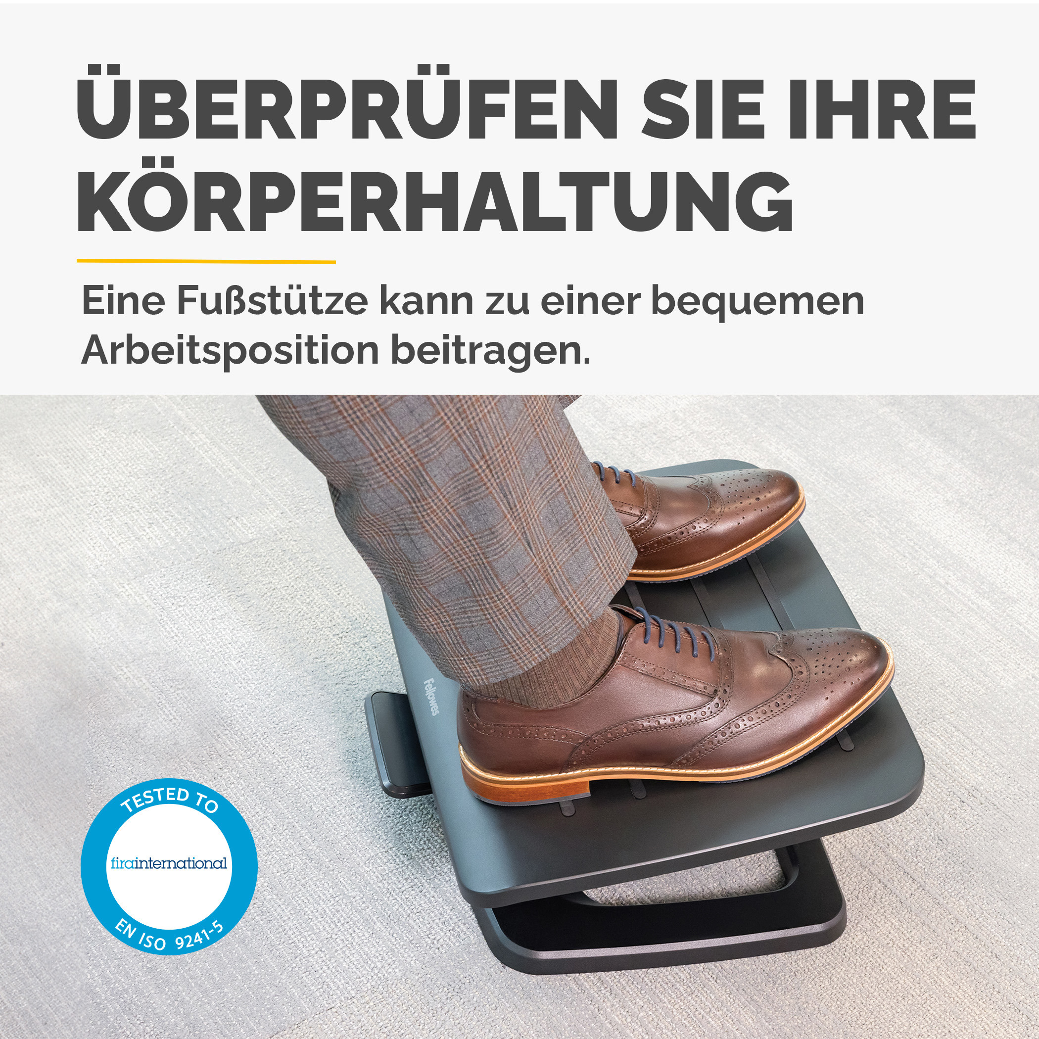 FELLOWES Fussstütze Hana LT 100016998 schwarz