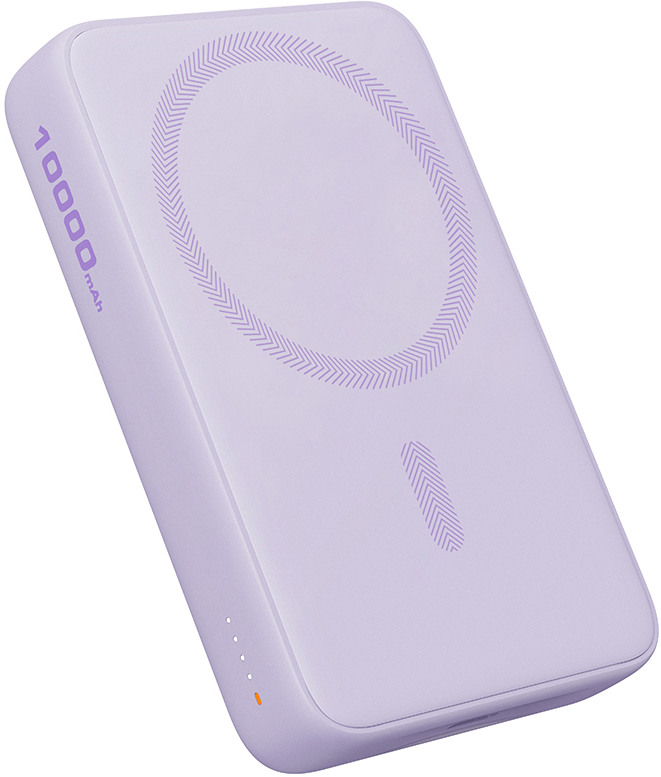 AUKEY MagFusion 10000mAh PB-MS04 PU Powerbank Wireless Purple