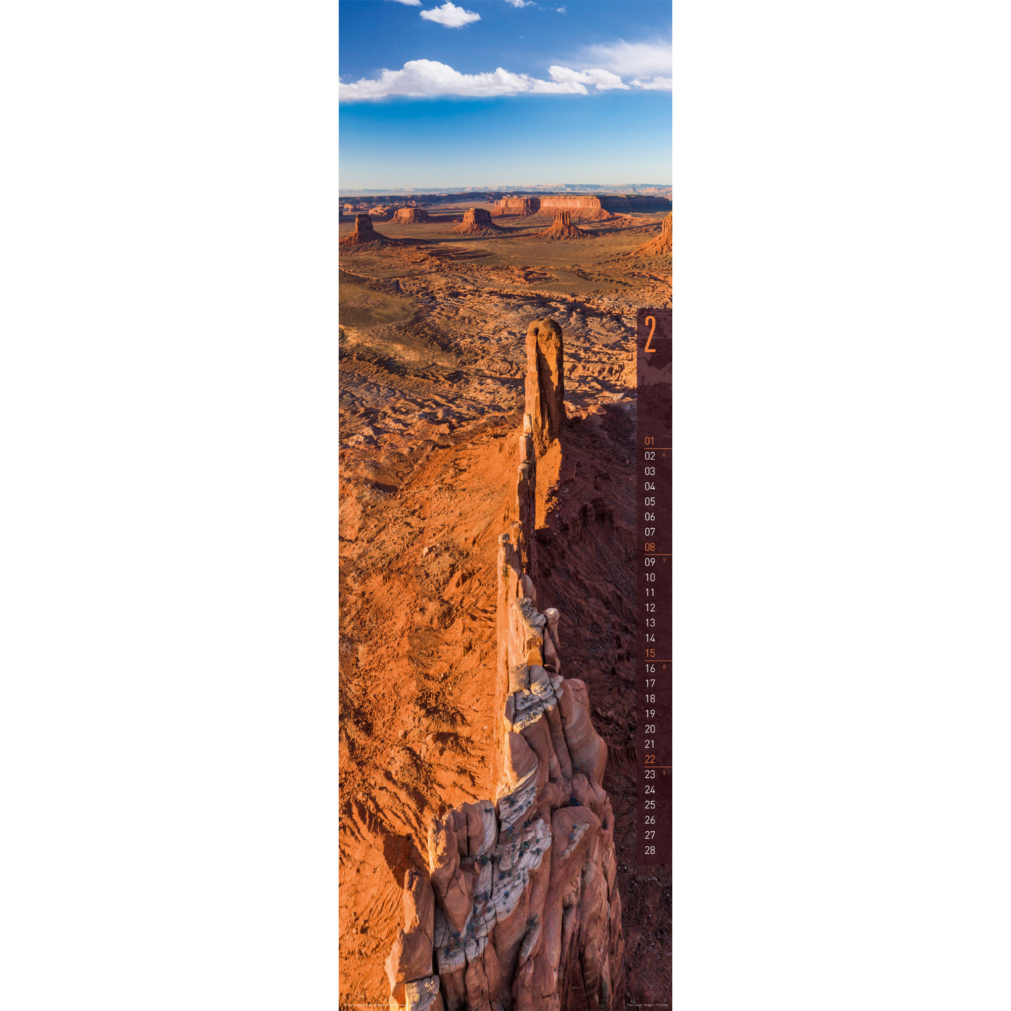 ACKERMANN Bildkalender 2026 2624 Terra ML 33x100cm