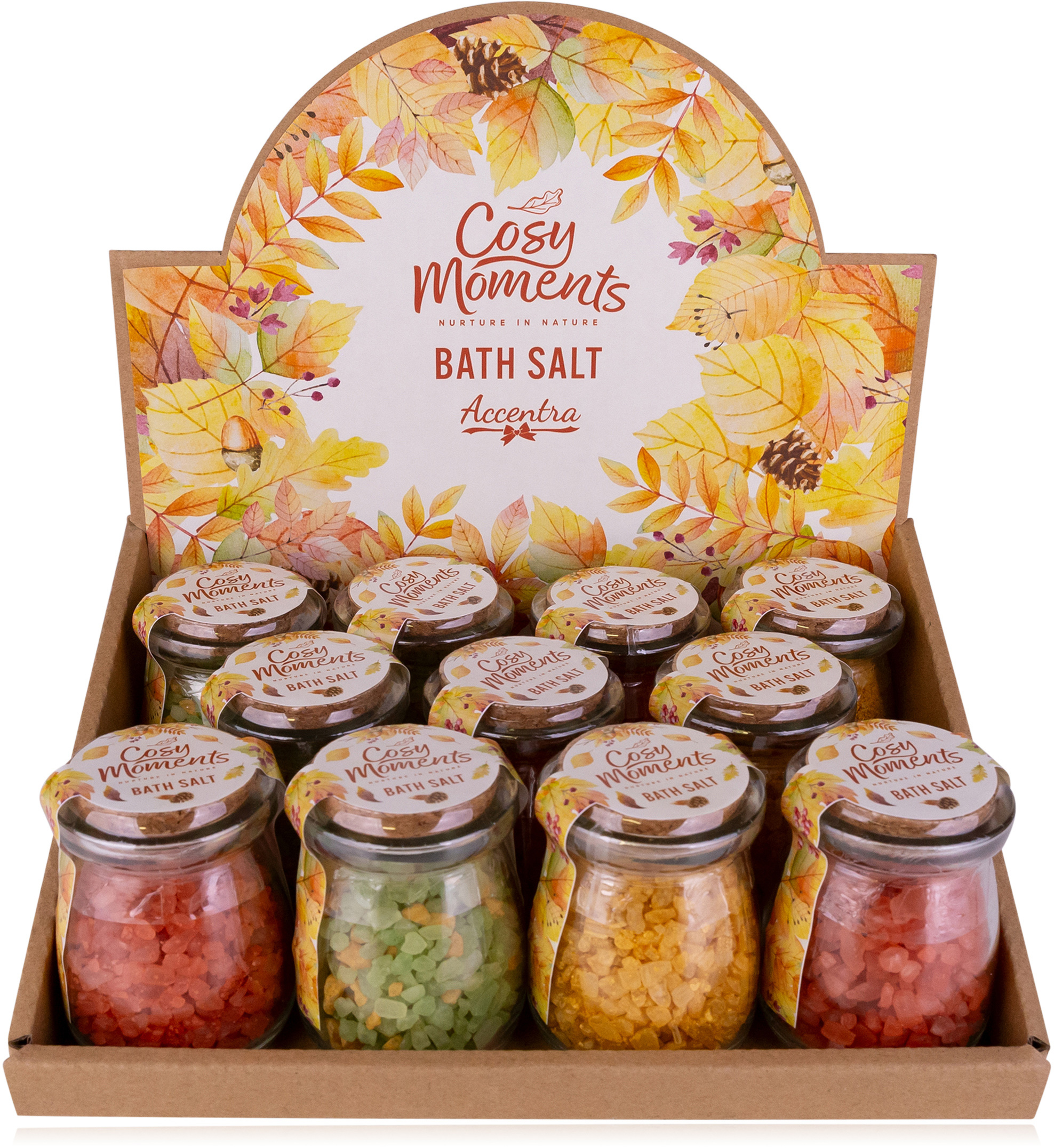 ACCENTRA Badesalz 125g 5060089 COSY MOMENTS, 3 assortiert