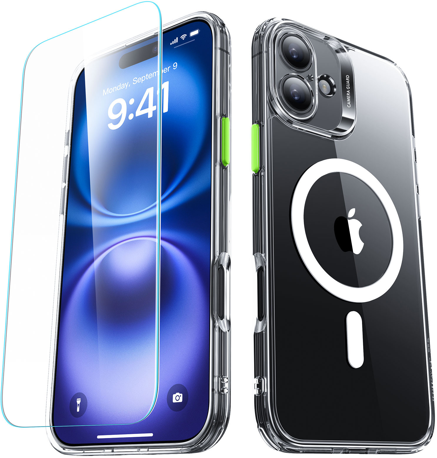 ESR Classic Hybrid Case MagSafe 1A79401 +Glass iPhone 16 Clear