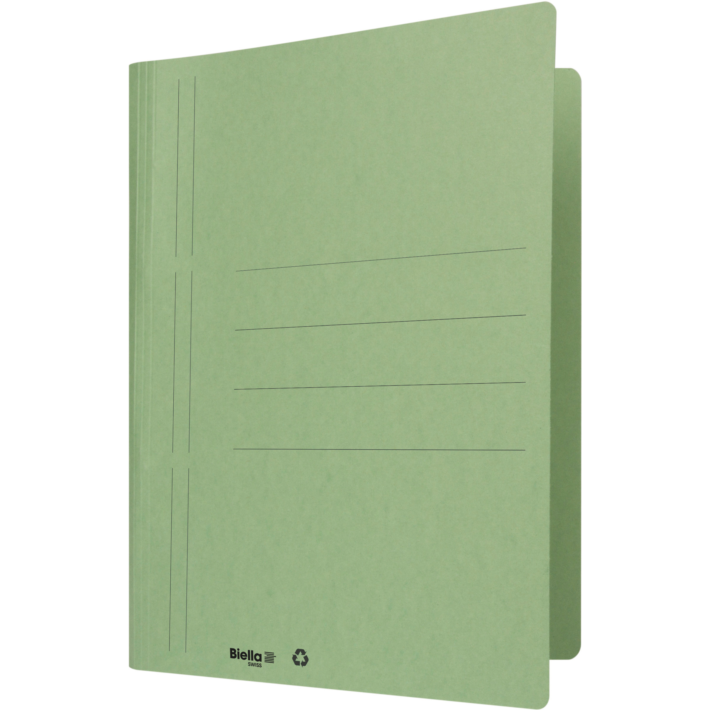 BIELLA Schnellhefter Biella 6 A4 16640030U grün, 320gm2 100 Bl.