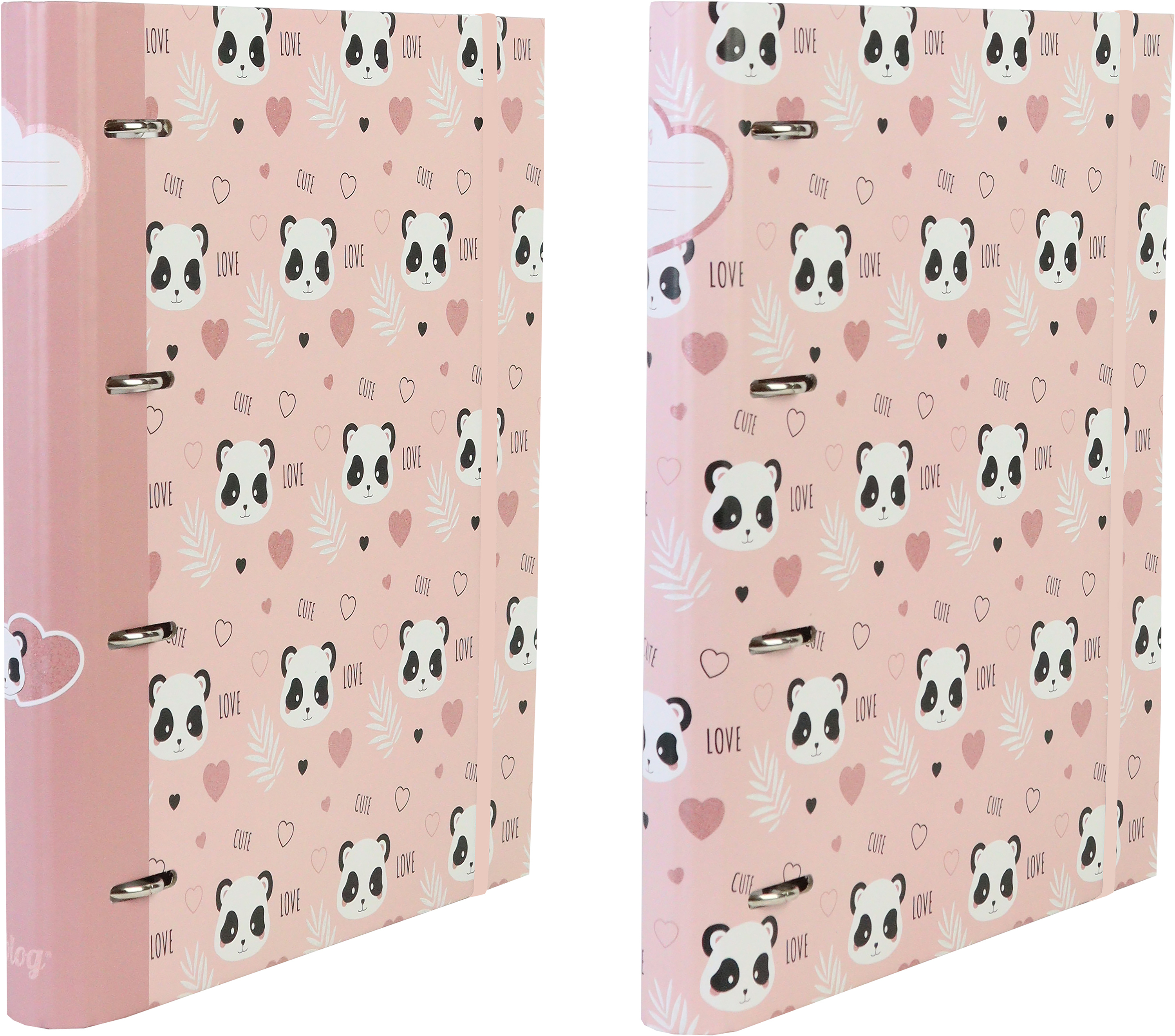 ANCOR Ringbuch A4 117059 B'LOG CUTE PANDA, liniert