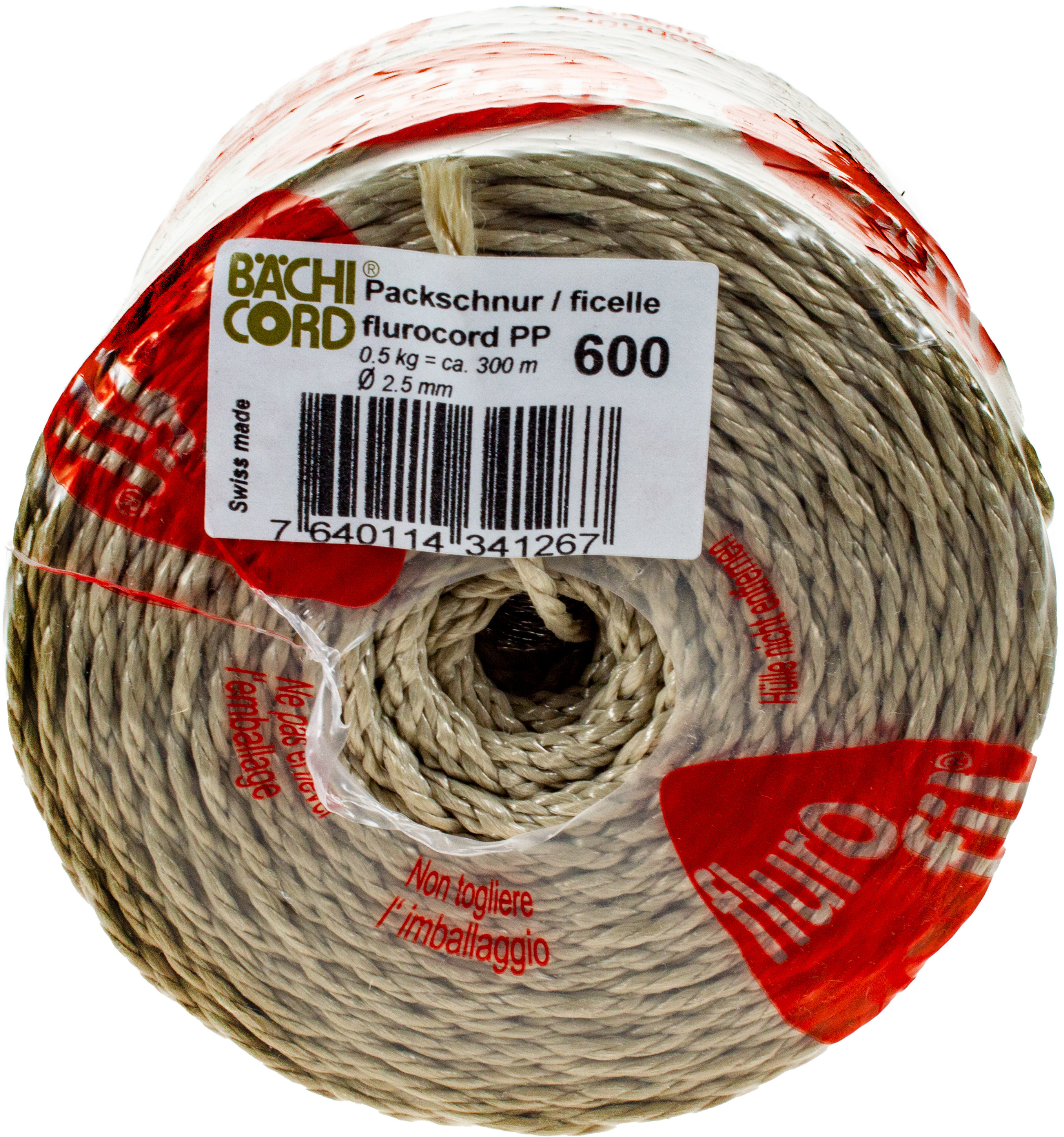 BAECHI Packschnur Flurocord 411006005 300m, 500g 2,5mm