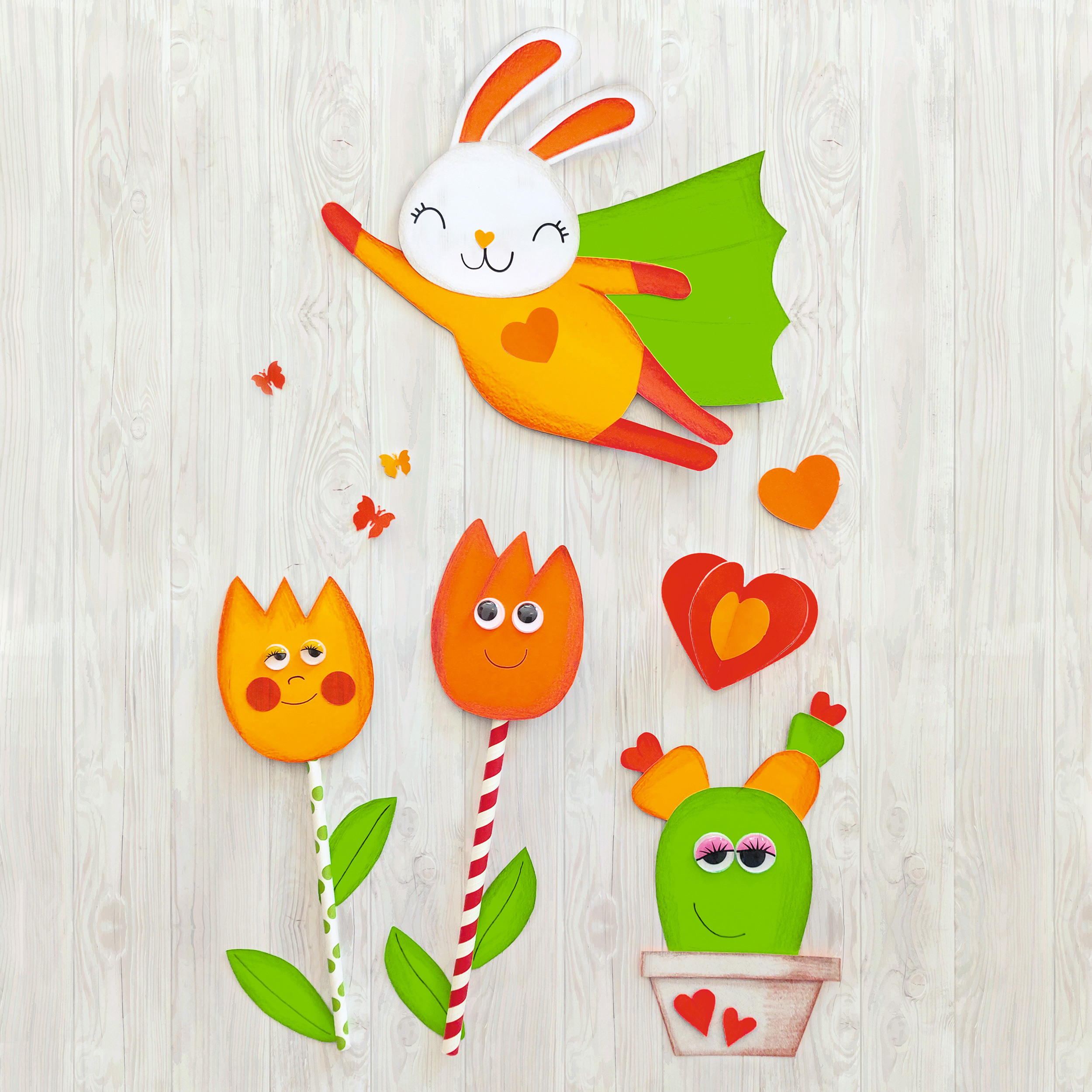 URSUS Bastelkarton A4 4784699 neon assortiert 20 Blatt