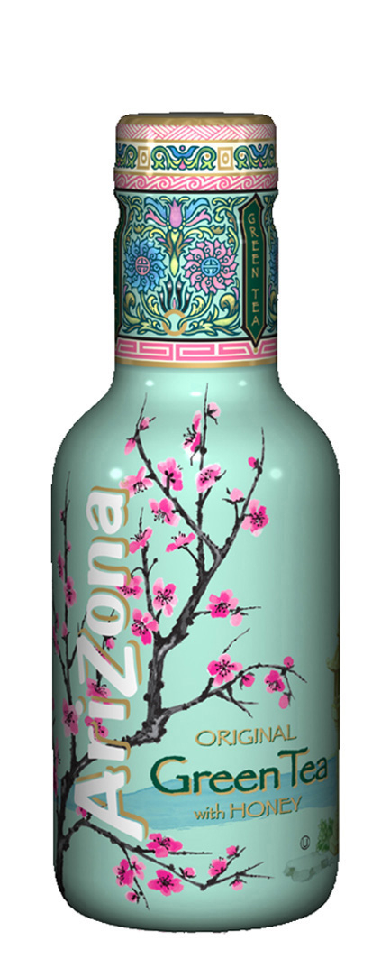 ARIZONA Green Tea with Honey, Pet 4181 50 cl, 6 Stk.
