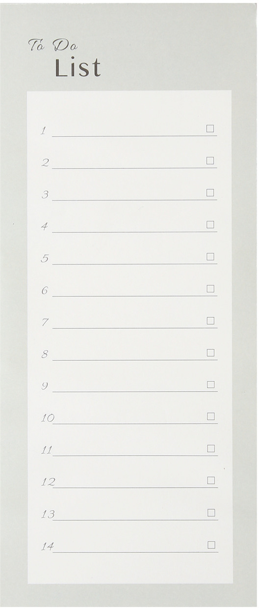 I AM CREATIVE To Do Liste 9x21cm 4005.37 grün 80 Blatt