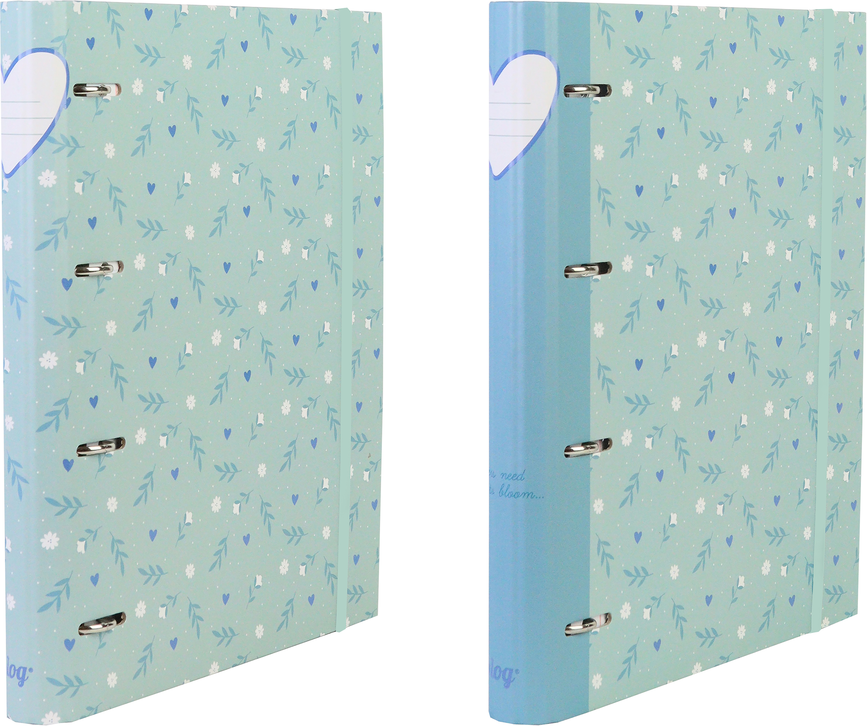 ANCOR Ringbuch A4 117752 B'LOG SWEET BLUE, liniert