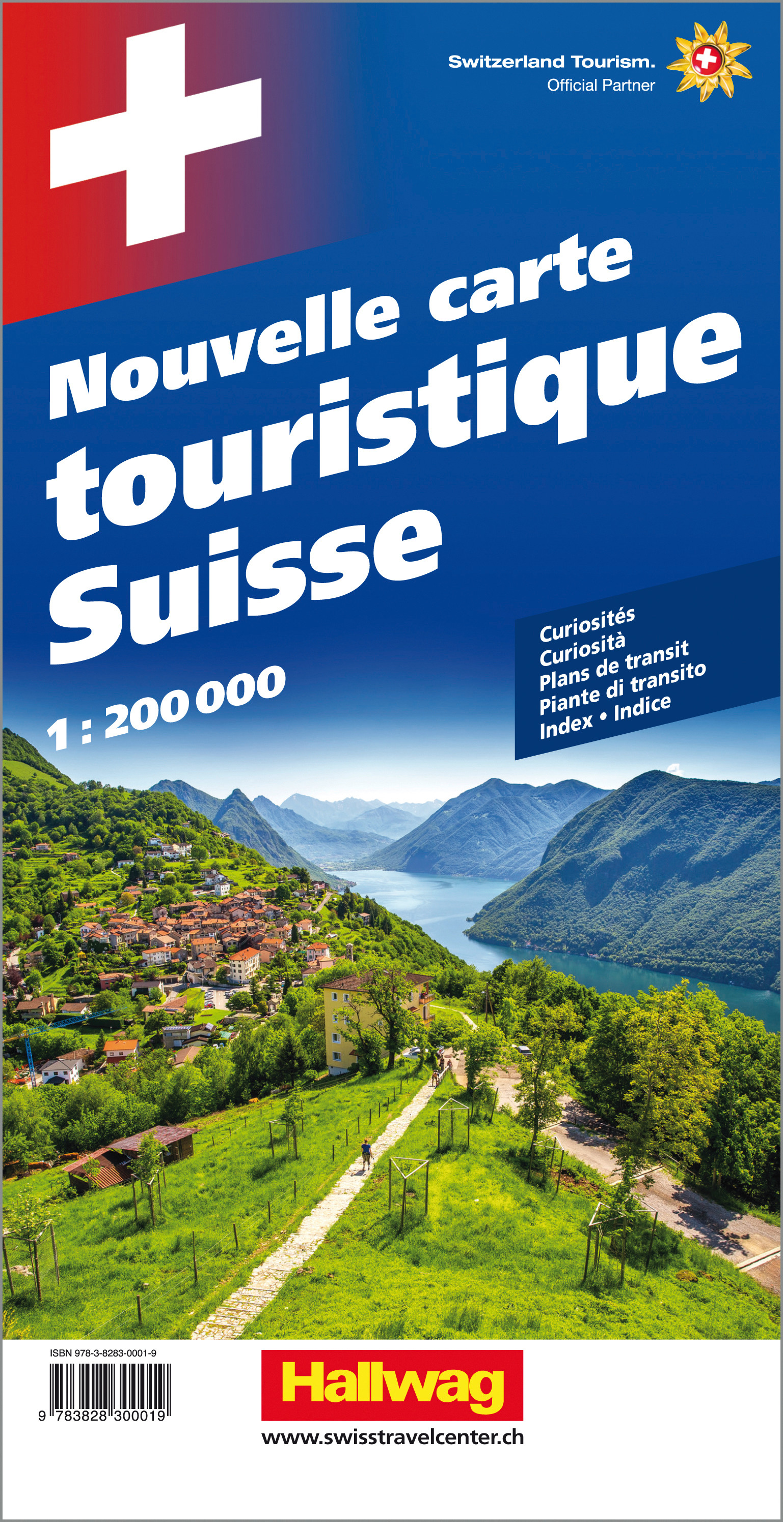 HALLWAG Neue Reisekarte 3-8283-3021- Schweiz 1:200'000