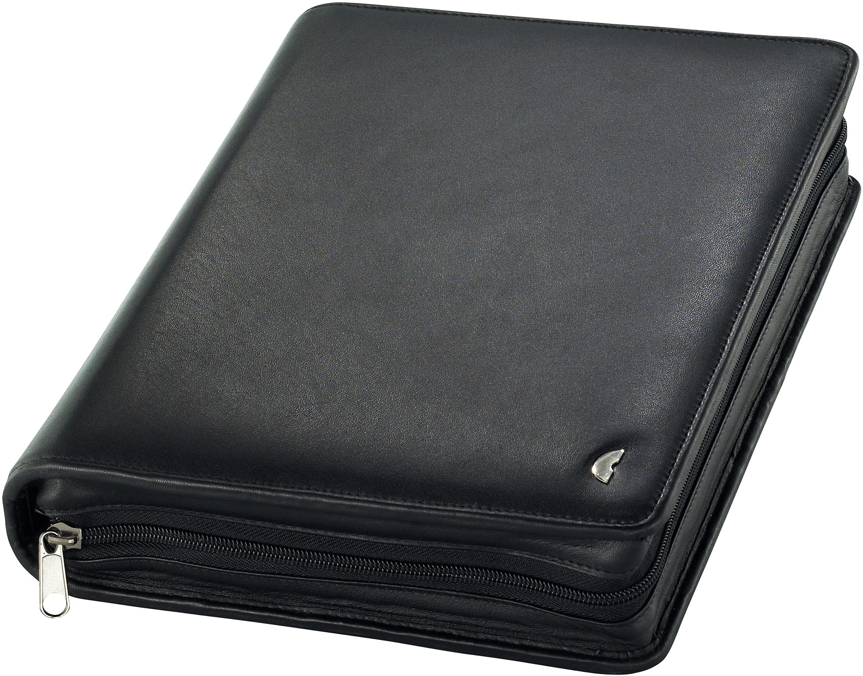 CHRONOPLAN Ringbuch Mobil 50102Z.26 Rindnappaleder schwarz A5