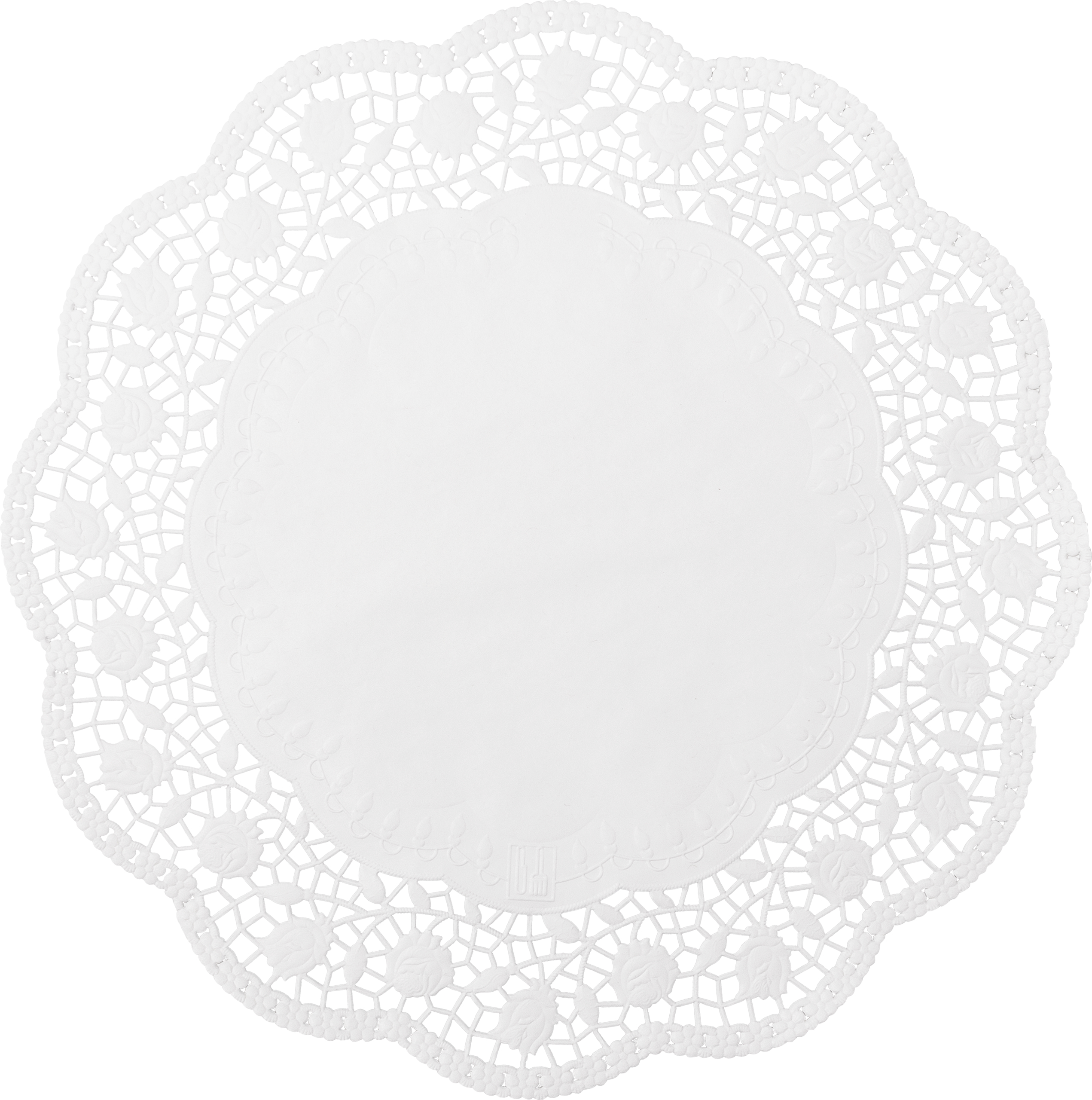 DEMMLER Tortenspitzen rund 2221100610 22cm, 6 Stück weiss