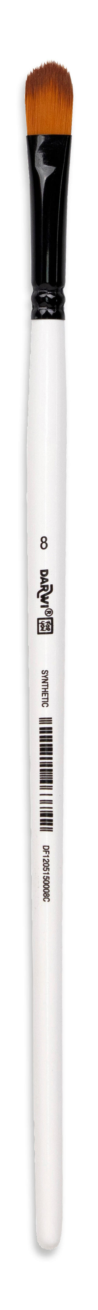 DARWI Pinsel Katzenzungenfasson 9mm DF1205150008C Grösse 8, Synthetik