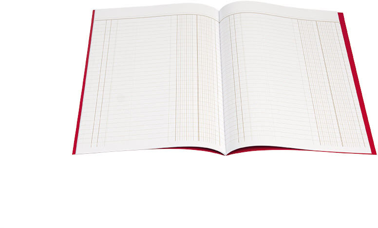 SIMPLEX Geschäftsbuch A4 17800 farbig assortiert 24 Blatt