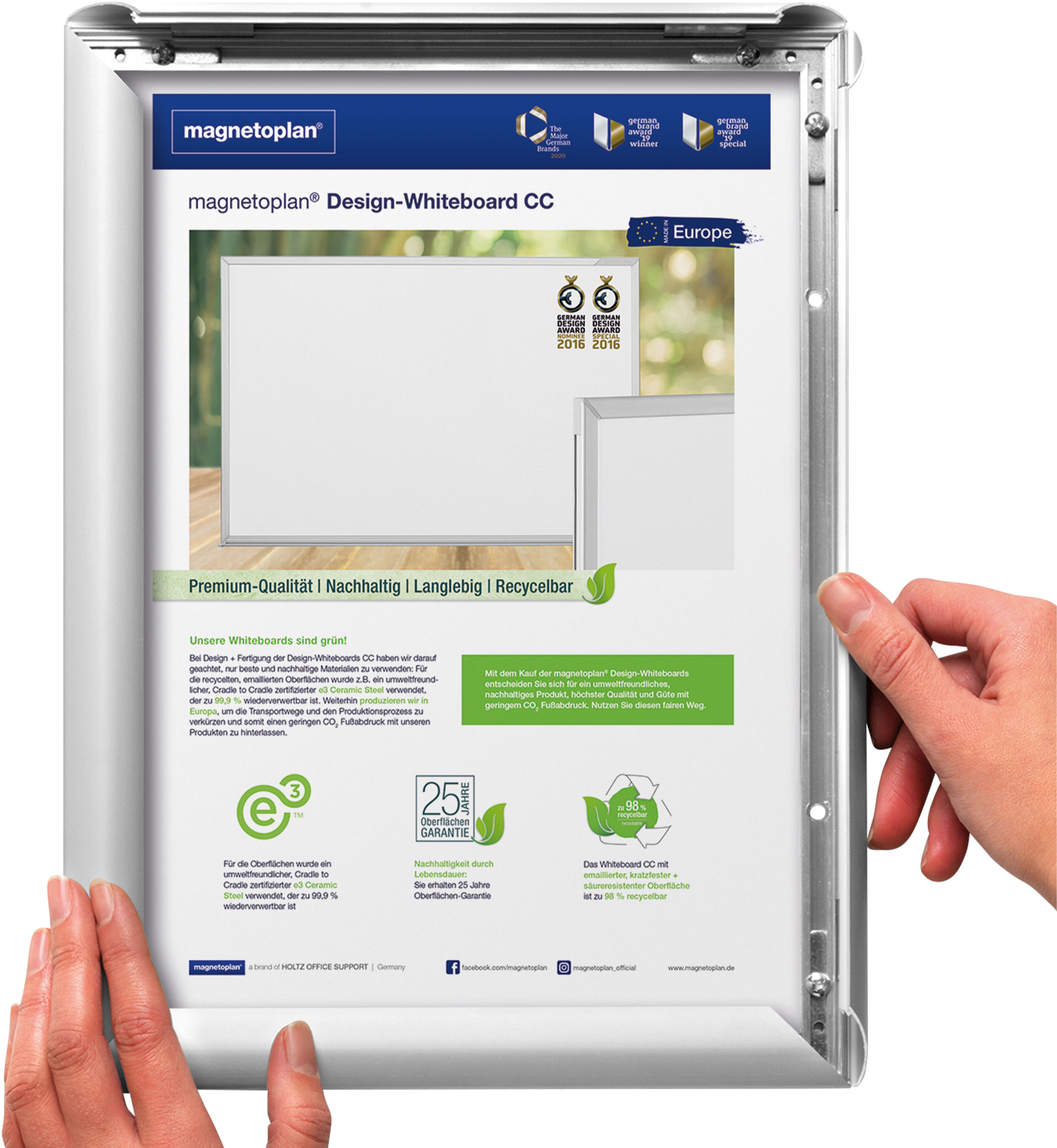 DEFLECTO Klapprahmen A1 SFA1S 65.1x89cm