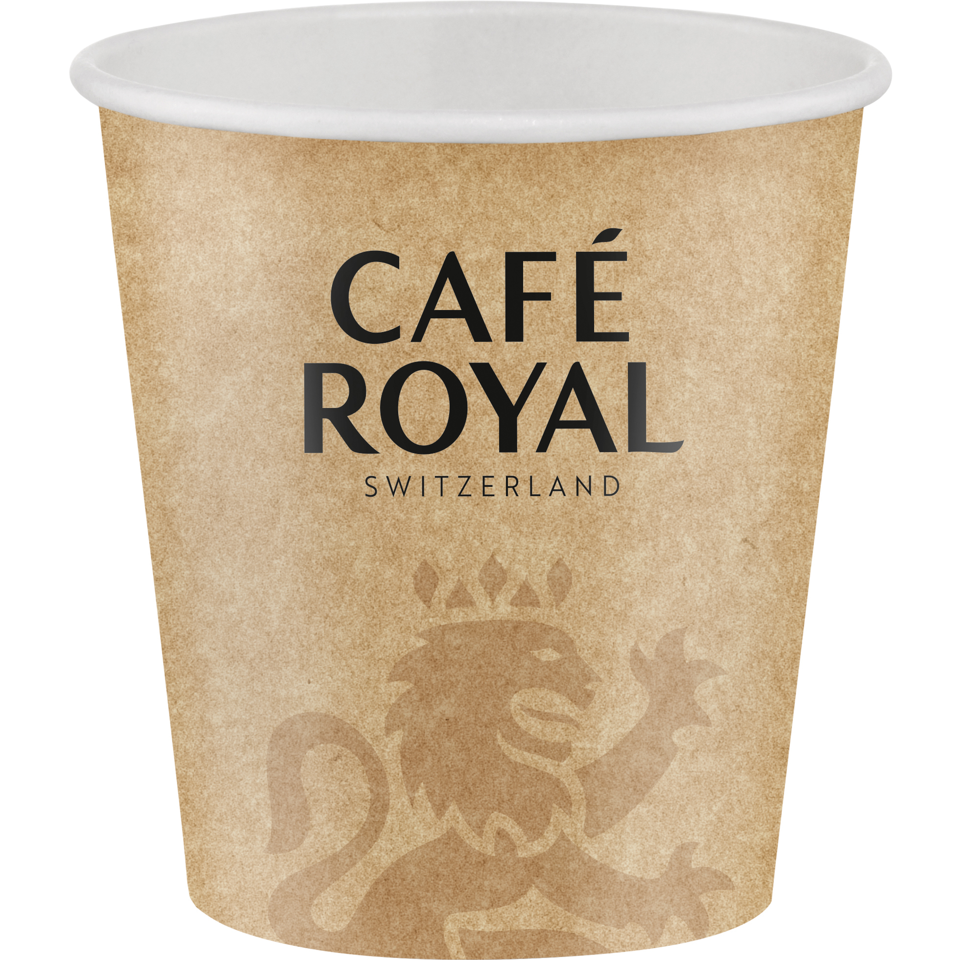 CAFE ROYAL Pappbecher 1dl 11025406 Braun 50 Stk.