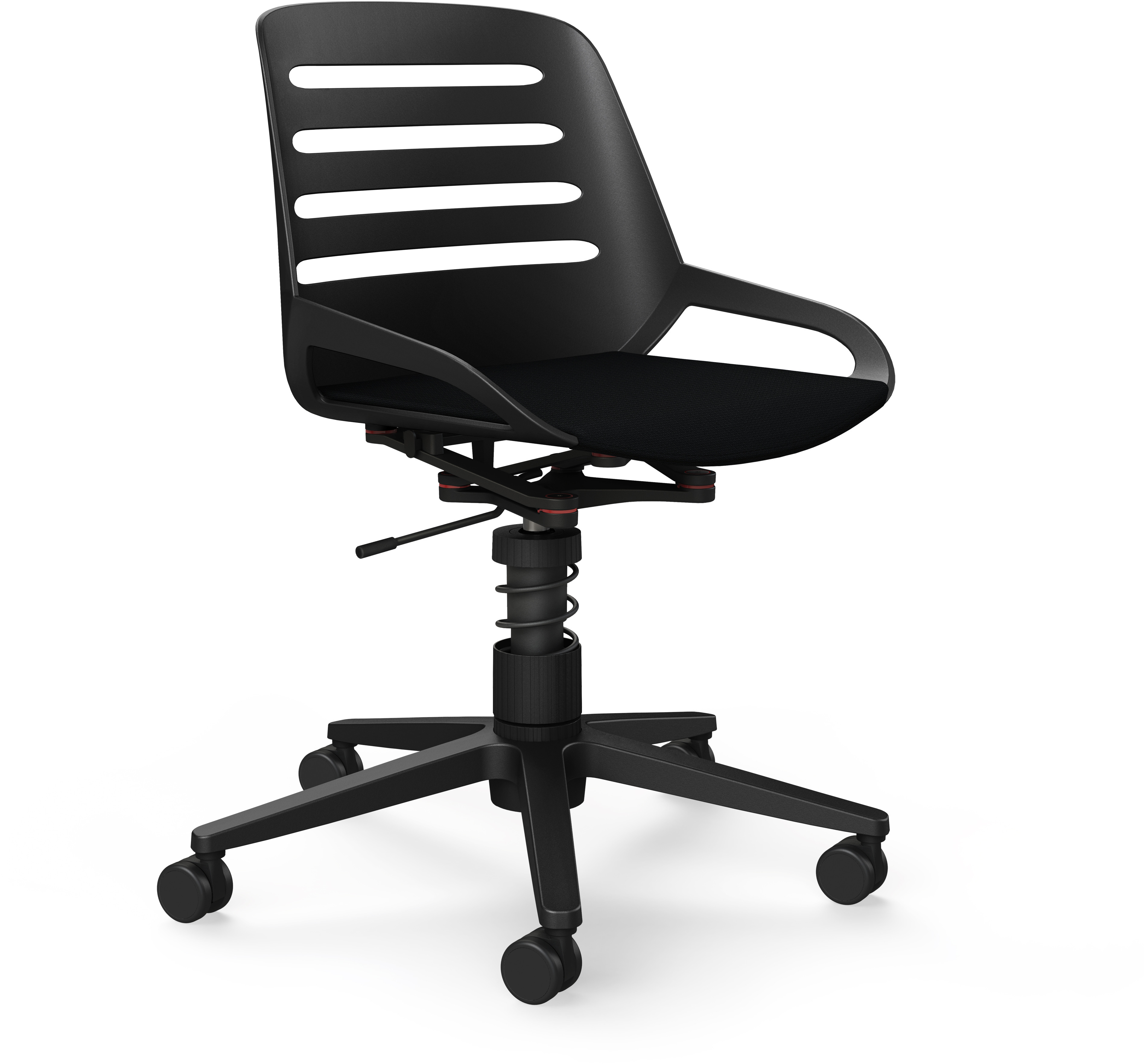 AERIS Bürodrehstuhl Numo Task 962WRSTBKCU1 schwarz/schwarz