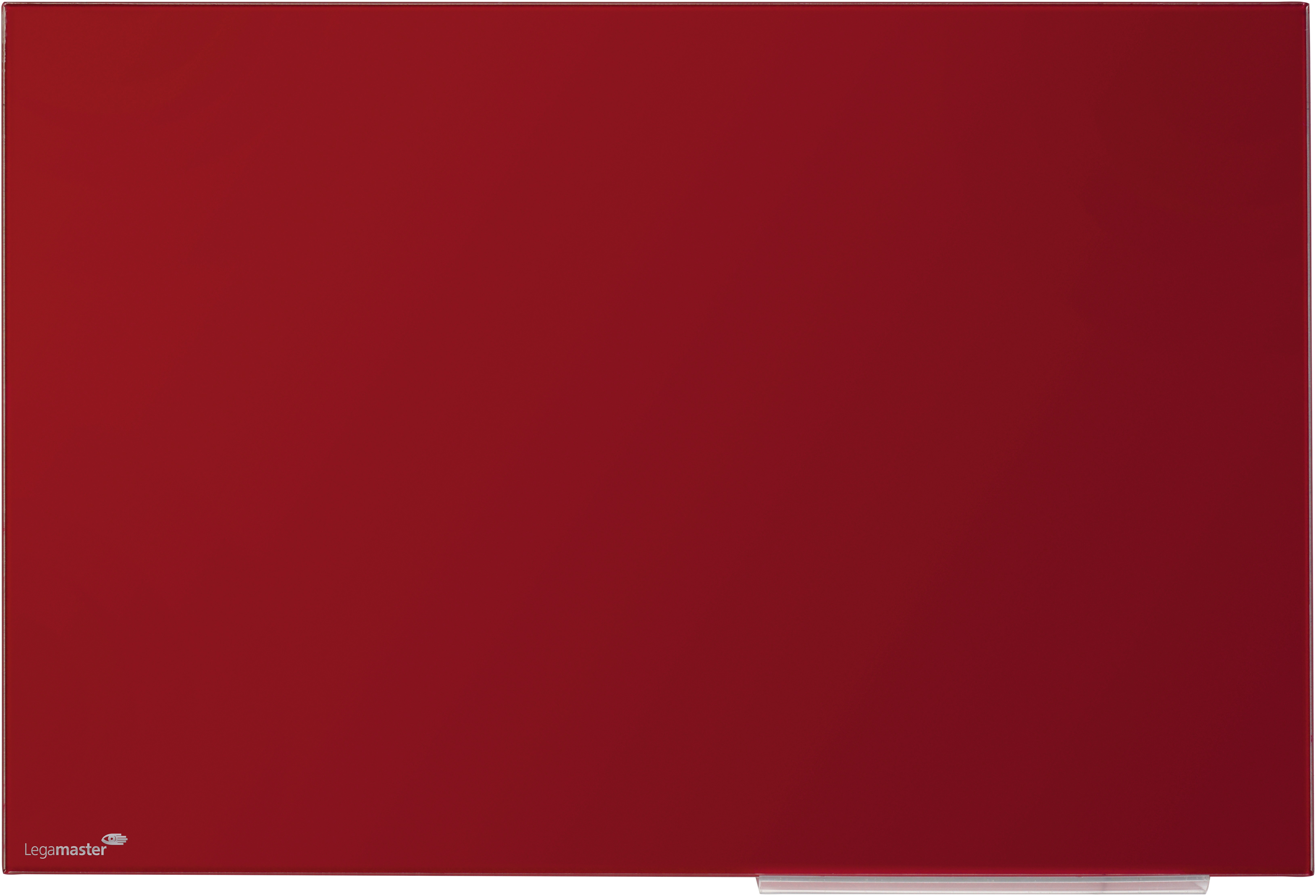 LEGAMASTER Glas-Magnettafel 7-104735 Colour rot, 40x60cm