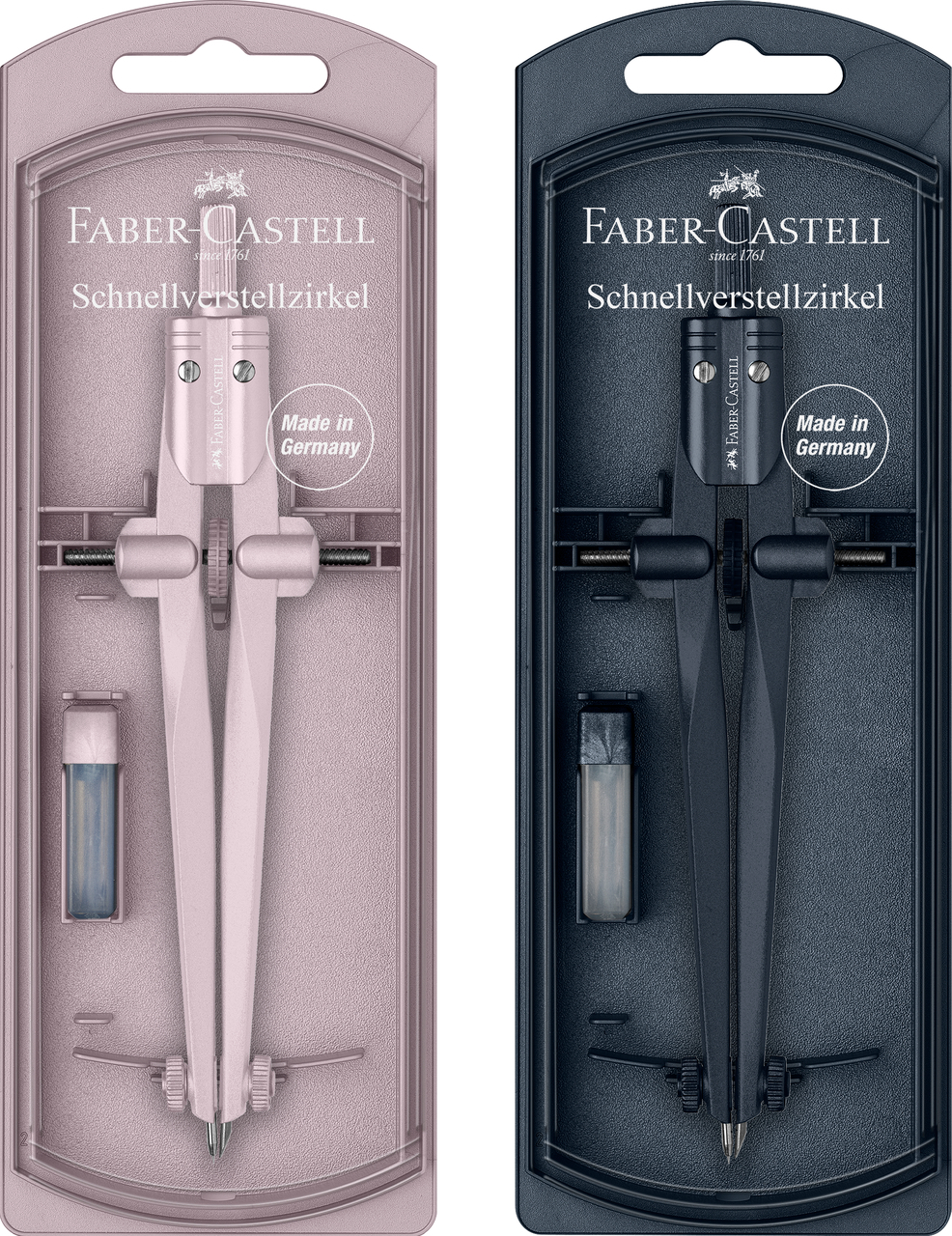 FABER-CASTELL Zirkel Stream 2025 174545 deep blue, shiny rose