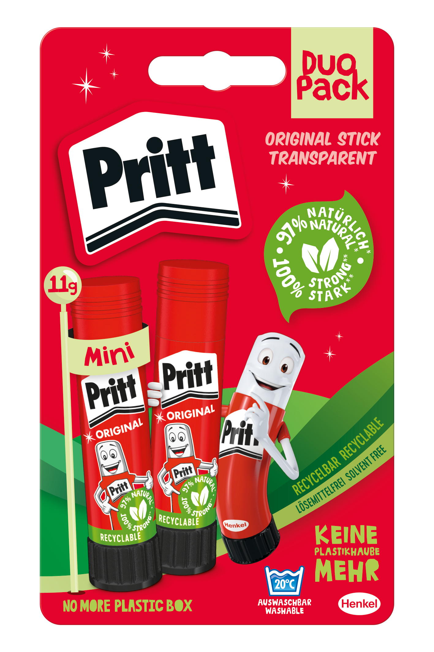 PRITT Klebestift 11g PK4DB 2 Stück