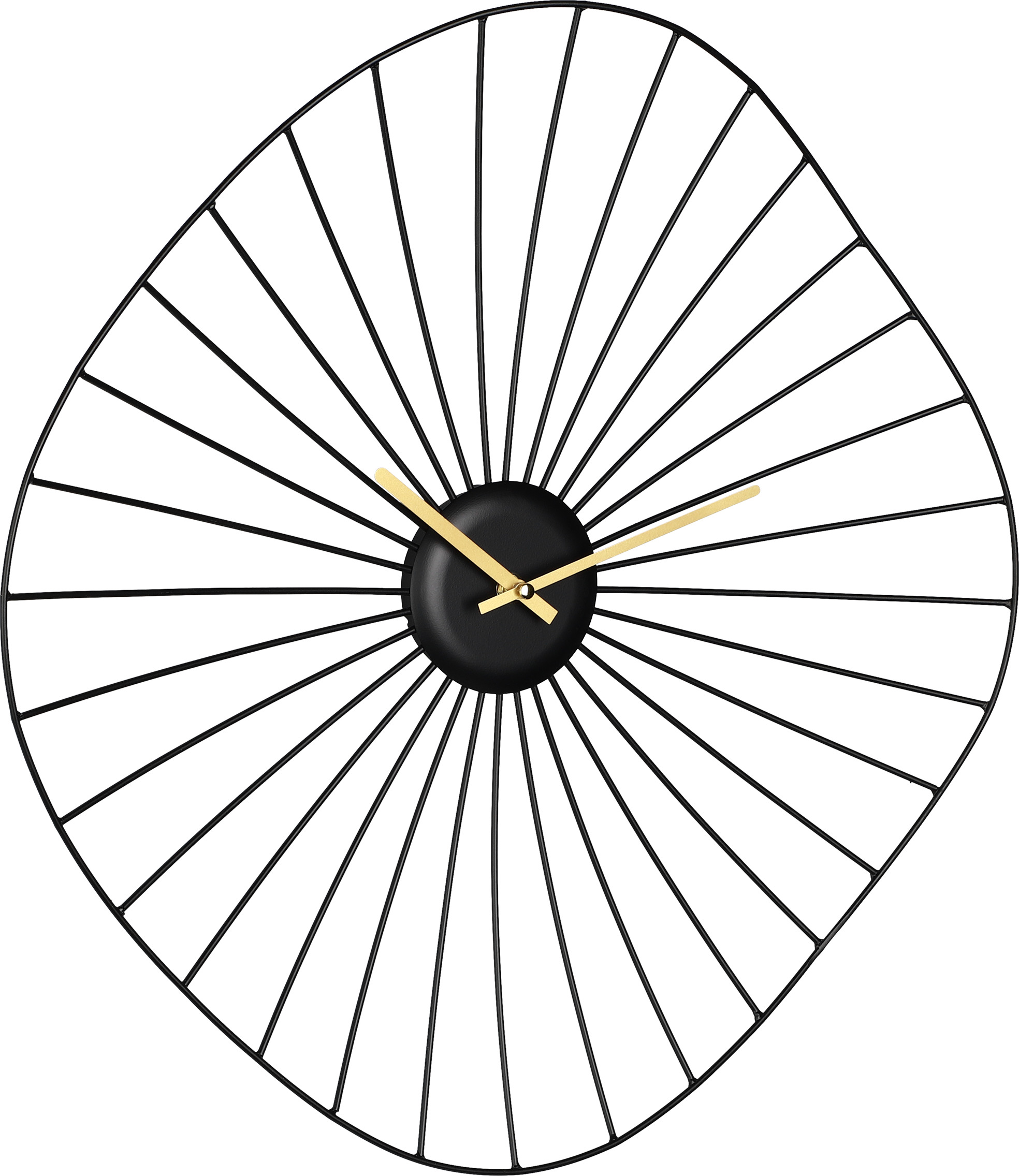 EGLO Wanduhr Matsumoto 50x50cm 425513 schwarz/gold