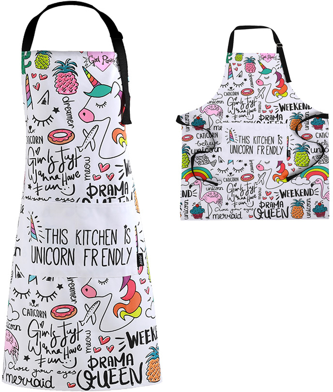 I-TOTAL Kochschürze 68x78cm XL2563 Unicorn