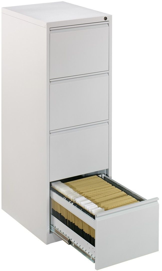 EDGY HR-Schrank 3404 4 Schubladen schmal, grau