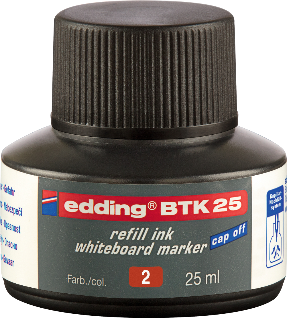 EDDING Nachfülltusche BTK25 BTK-25-2 rot